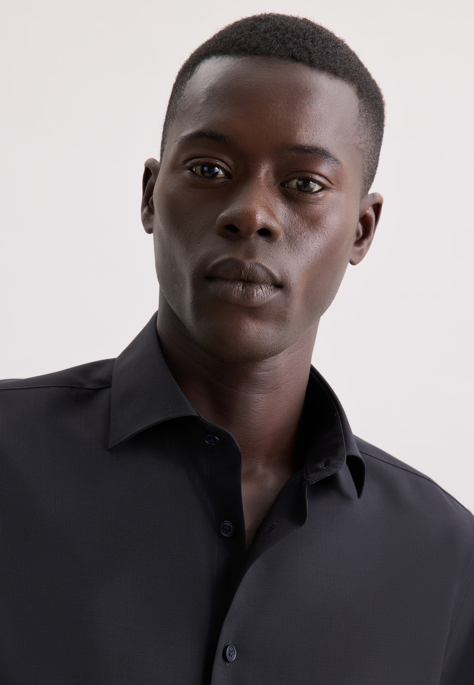 seidensticker Businesshemd »Schwarze Rose« Slim 1/1 Kentkragen Uni