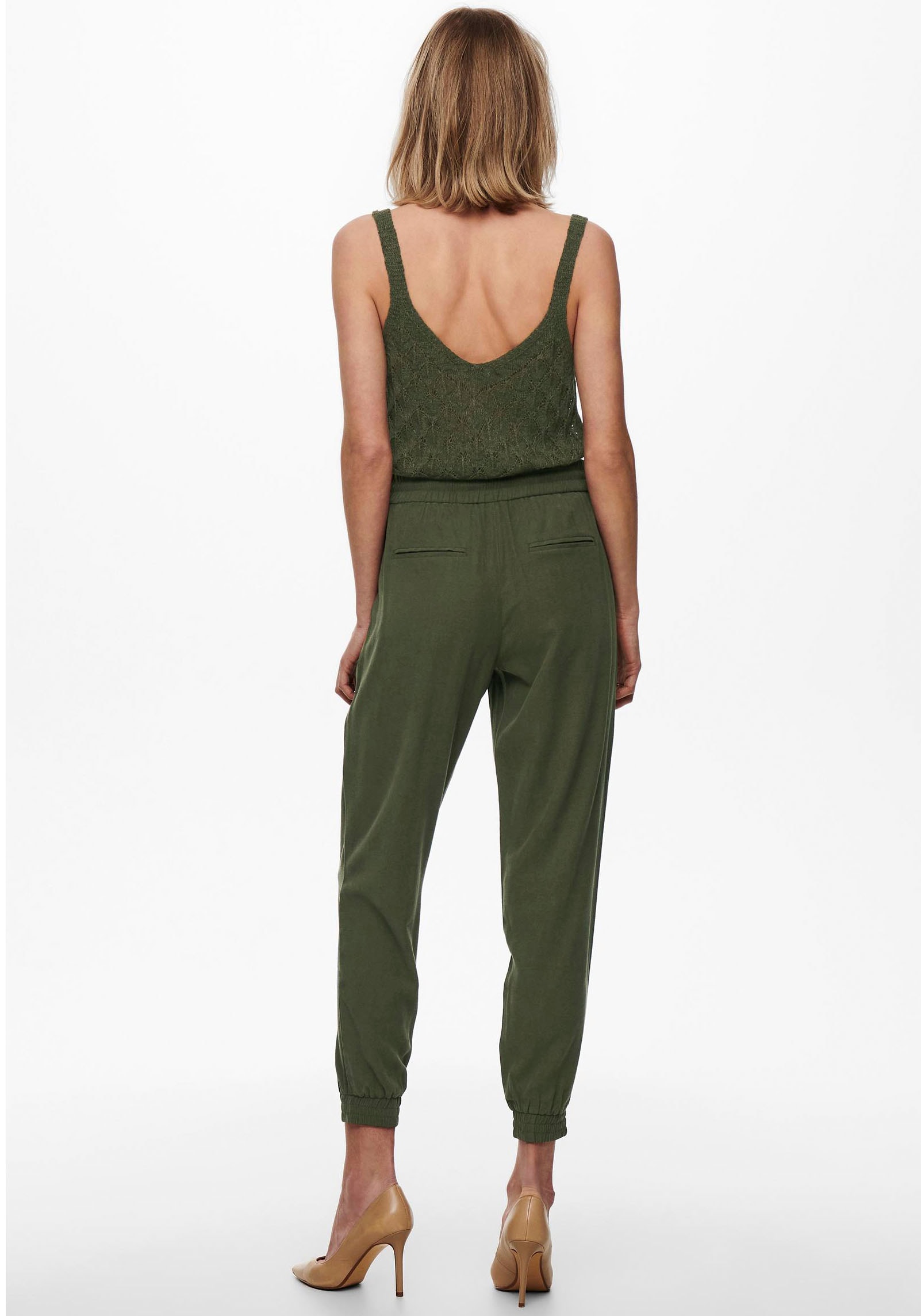 ONLY Jogger Pants »ONLKELDA-EMERY MW PULL-UP PANTS«