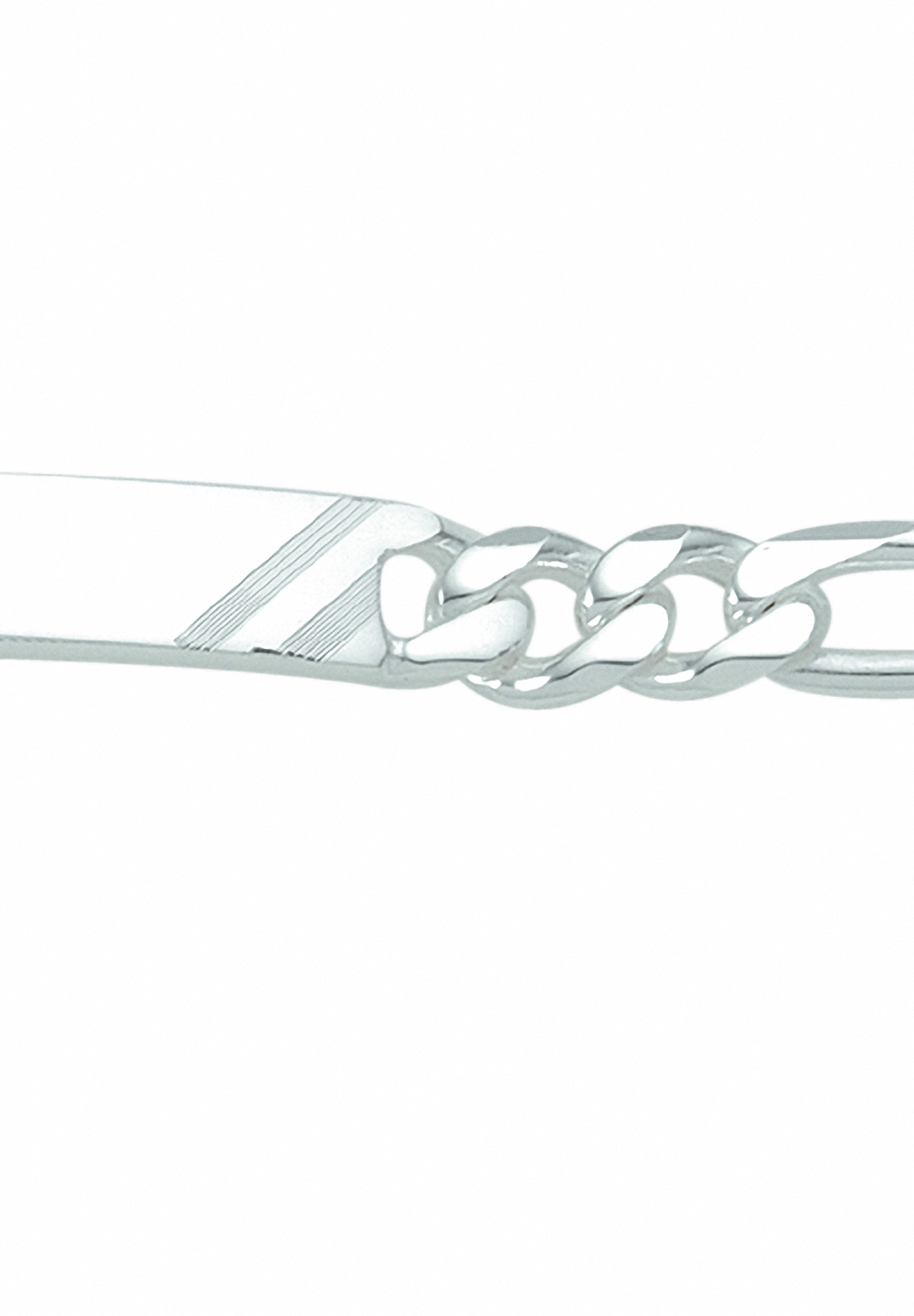 Adelia´s Silberarmband »925 Silber Figaro Armband 21 cm Ø 6,3 mm«