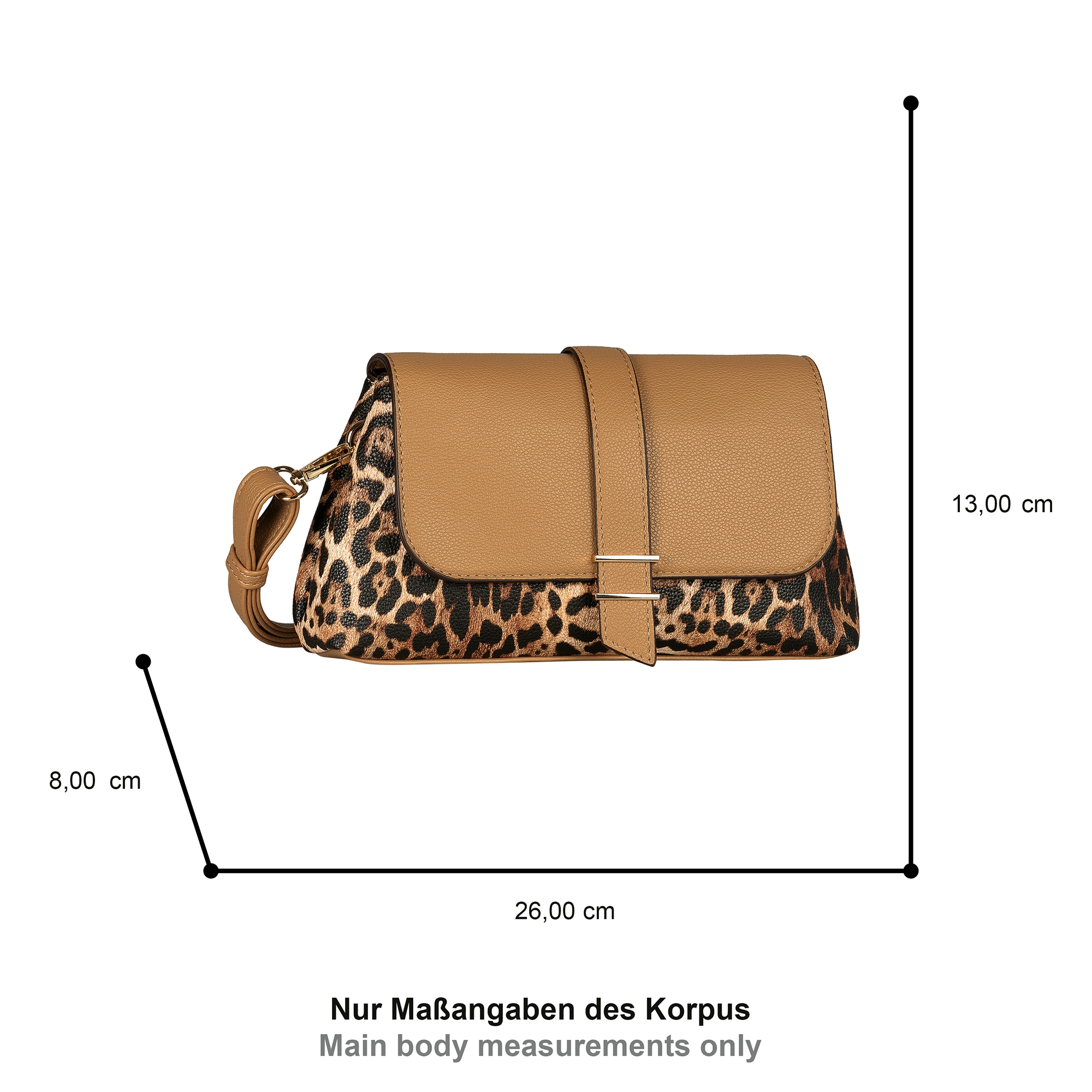 Gabor Umhängetasche »Sahar«, raffiniert und elegant mit feinem Metalldetail ideal für den Abend
