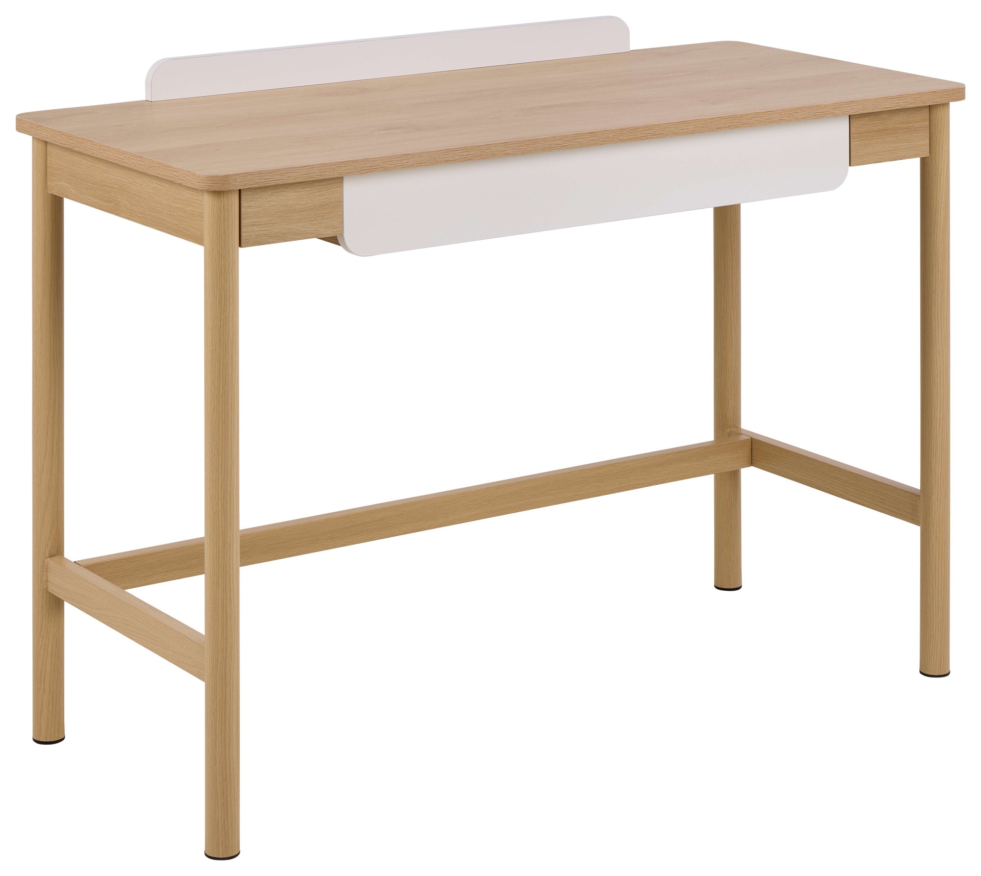 ACTONA GROUP Schreibtisch »Alpena, Arbeitstisch, Bürotisch, Tisch« Breite 120 cm, skandinavischer Stil, Holzoptik, beige, Schublade, FSC™