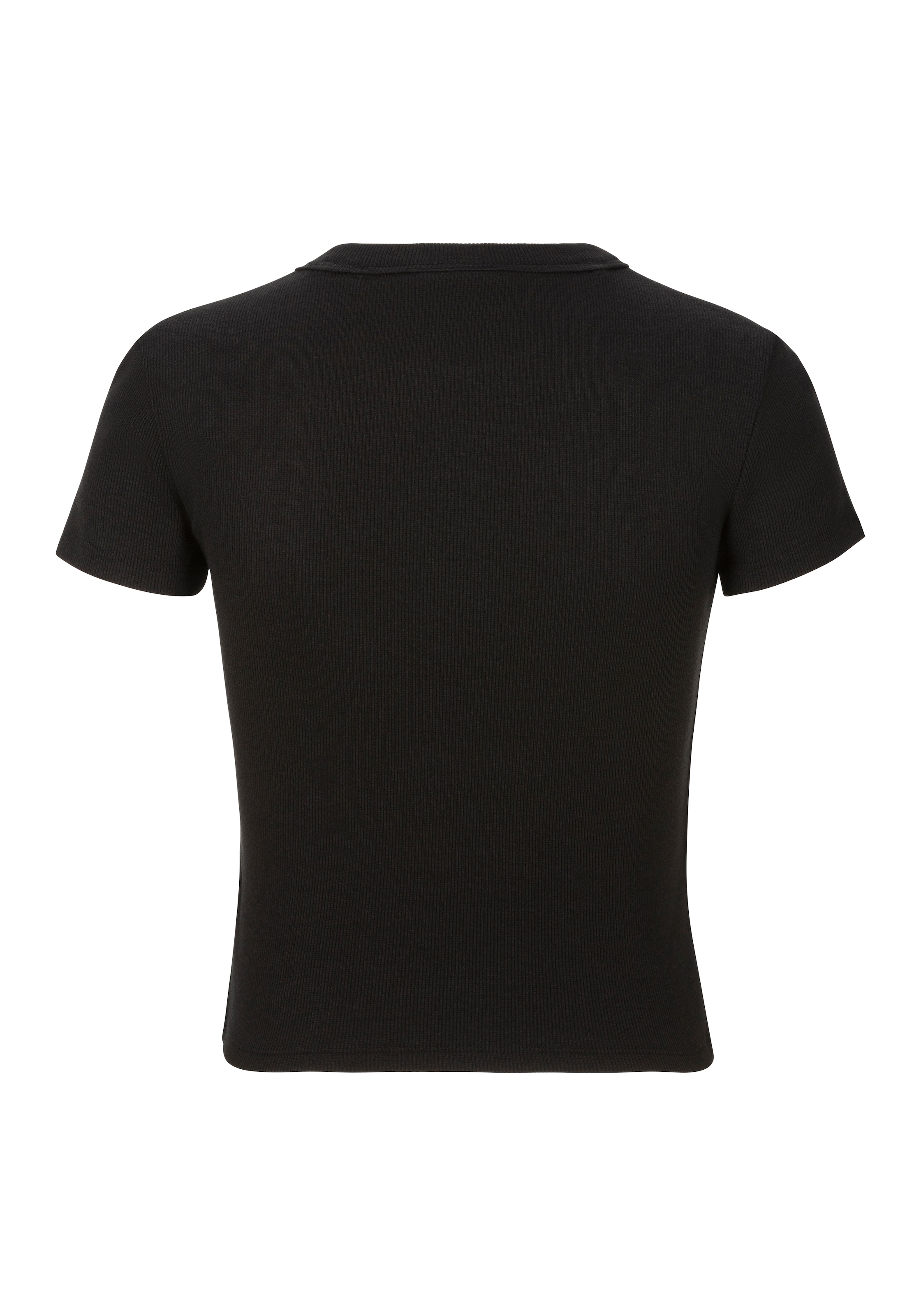HUGO Blue T-Shirt »Baby Tee«, in verkürzter Länge