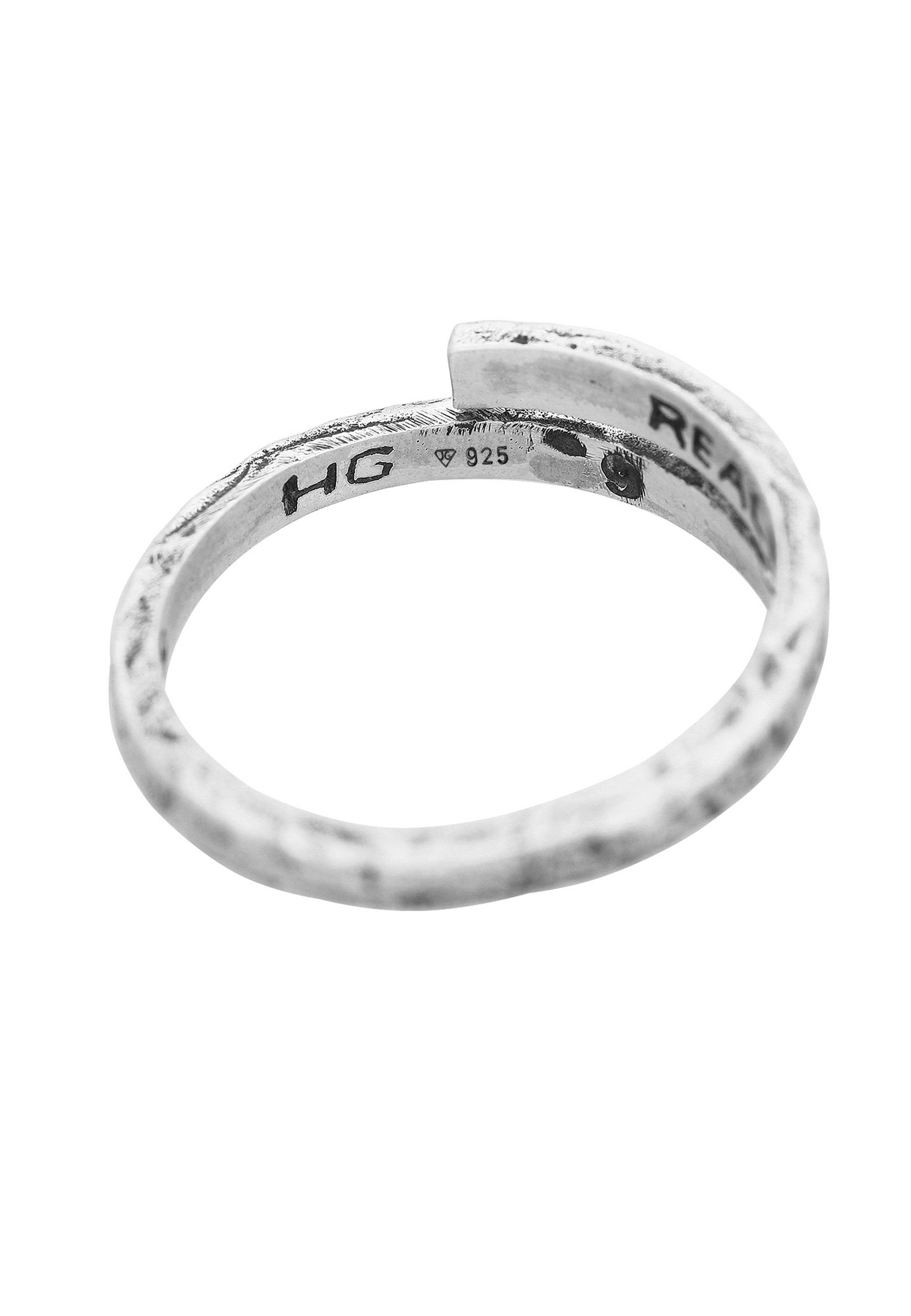 HAZE & GLORY Silberring »Ring Herren - Twisted Eye 925 Silber«