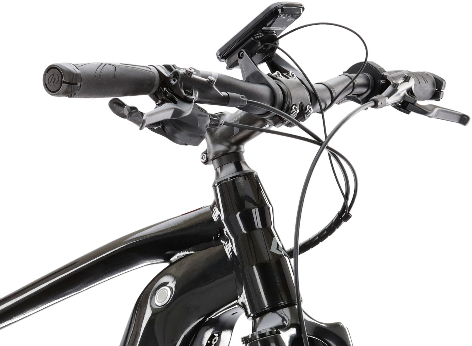 Kross E-Bike »E-Crossrad Evado Hybrid 6.0 28 Zoll schwarz«, 10 Gang, Shimano, DEORE XT T8000, Mittelmotor 250 W, Pedelec, Elektrofahrrad für Damen und Herren