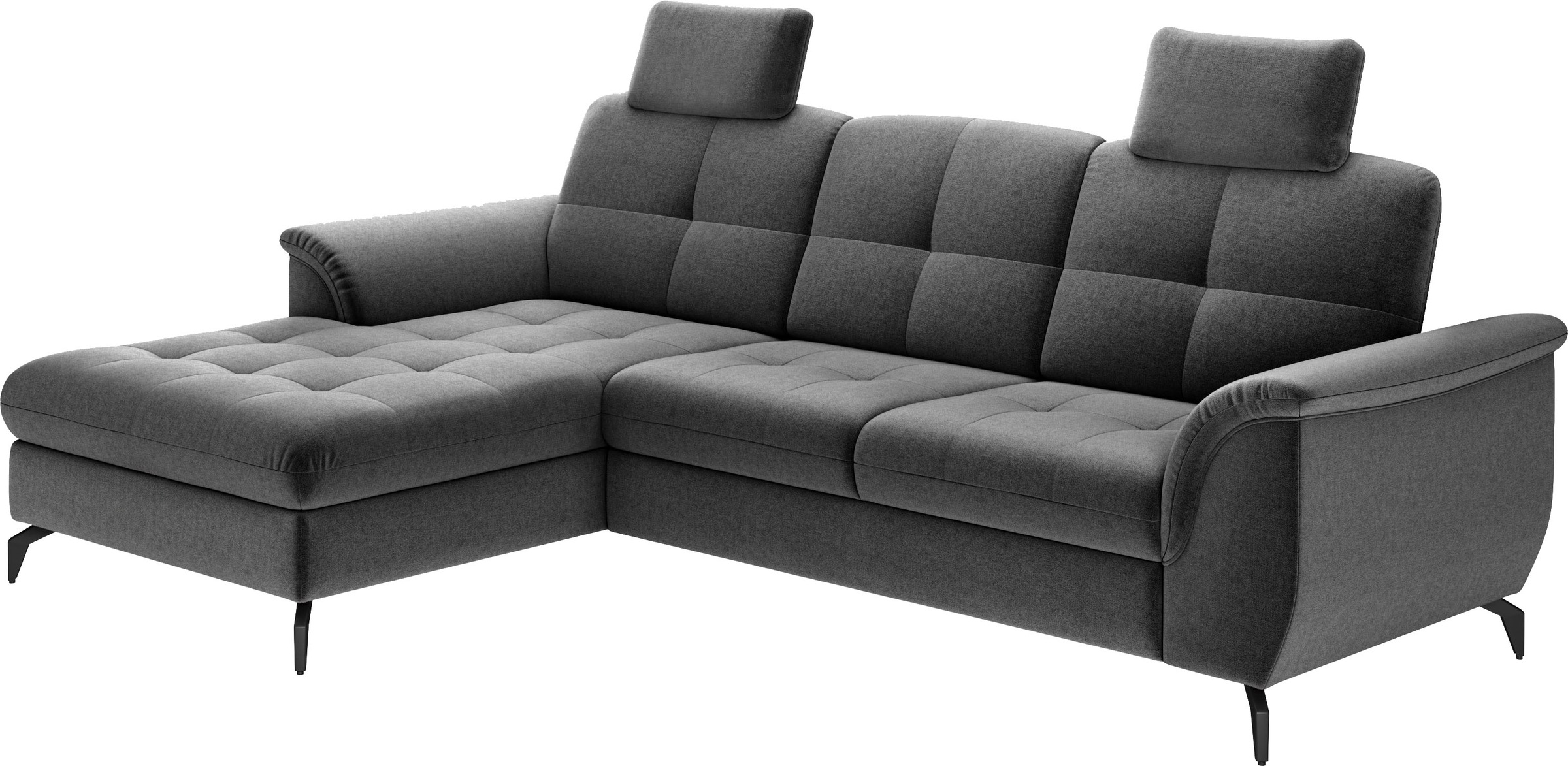 sit&more Ecksofa »Zora L-Form«, wahlweise mit Bettfunktion und Bettkasten