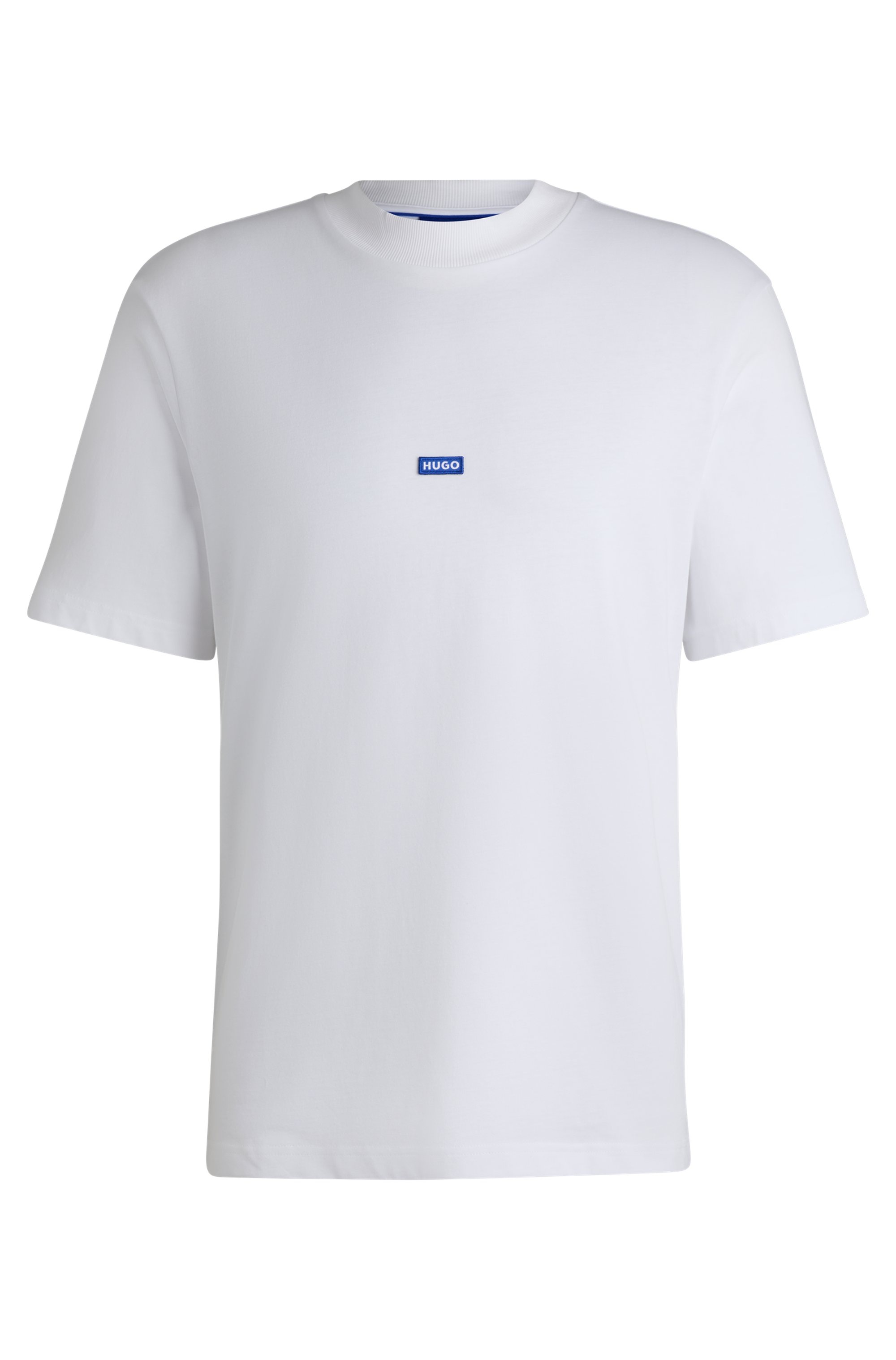 HUGO Blue T-Shirt »Nieros«, mit Logo-Patch