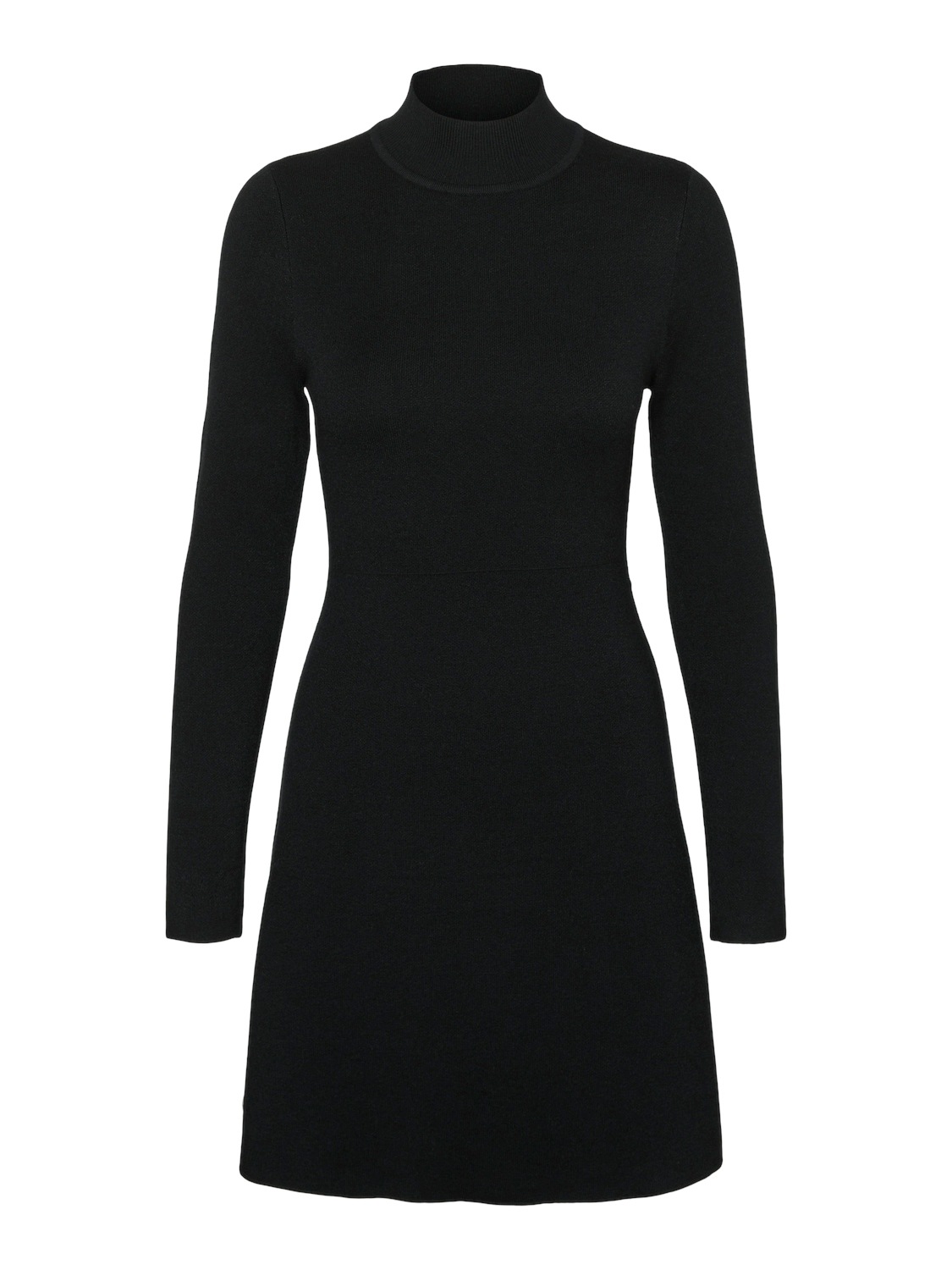Vero Moda Strickkleid »VMGOLD LS HIGHNECK SKATER SHORT DRESS GA«