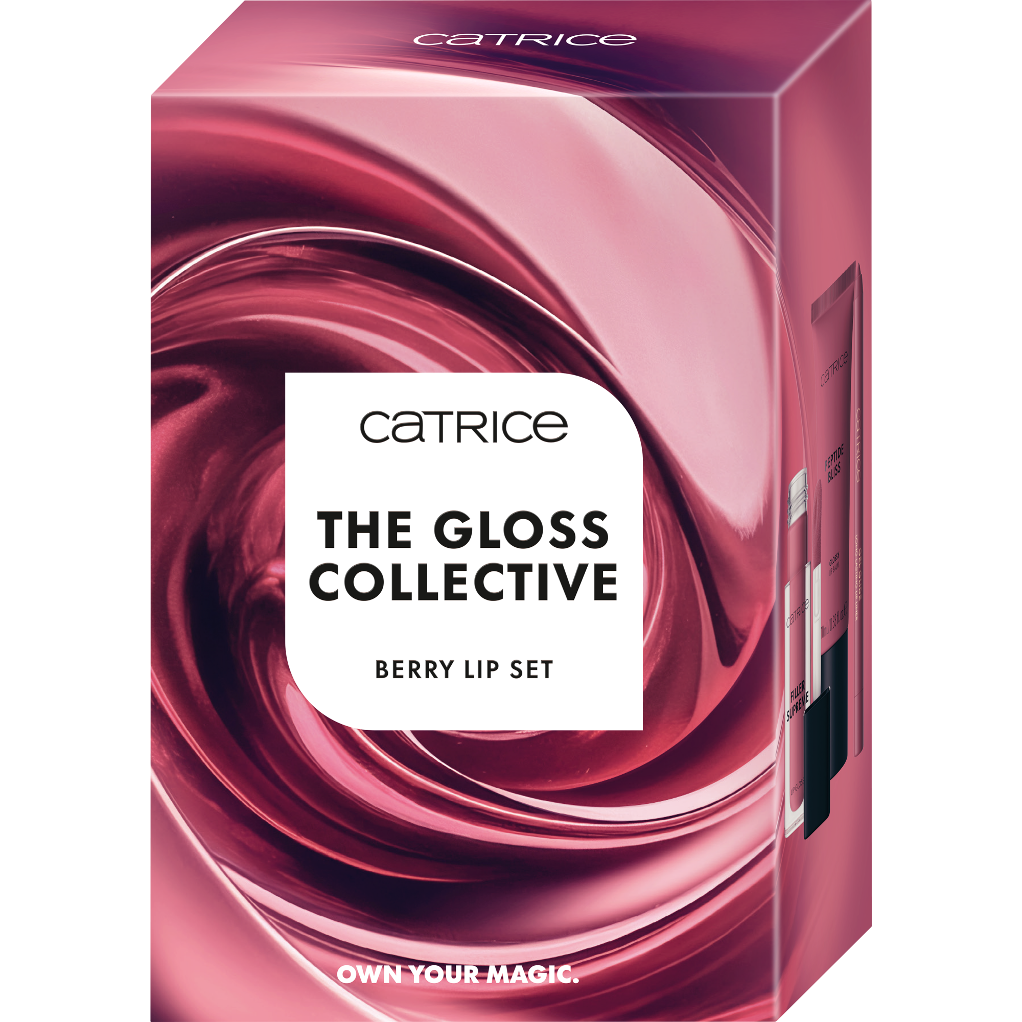 Catrice Lipgloss-Set »THE GLOSS COLLECTIVE BERRY LIP SET« Lippen-Trio in Beerentönen, ein natürlich glänzendes Finish