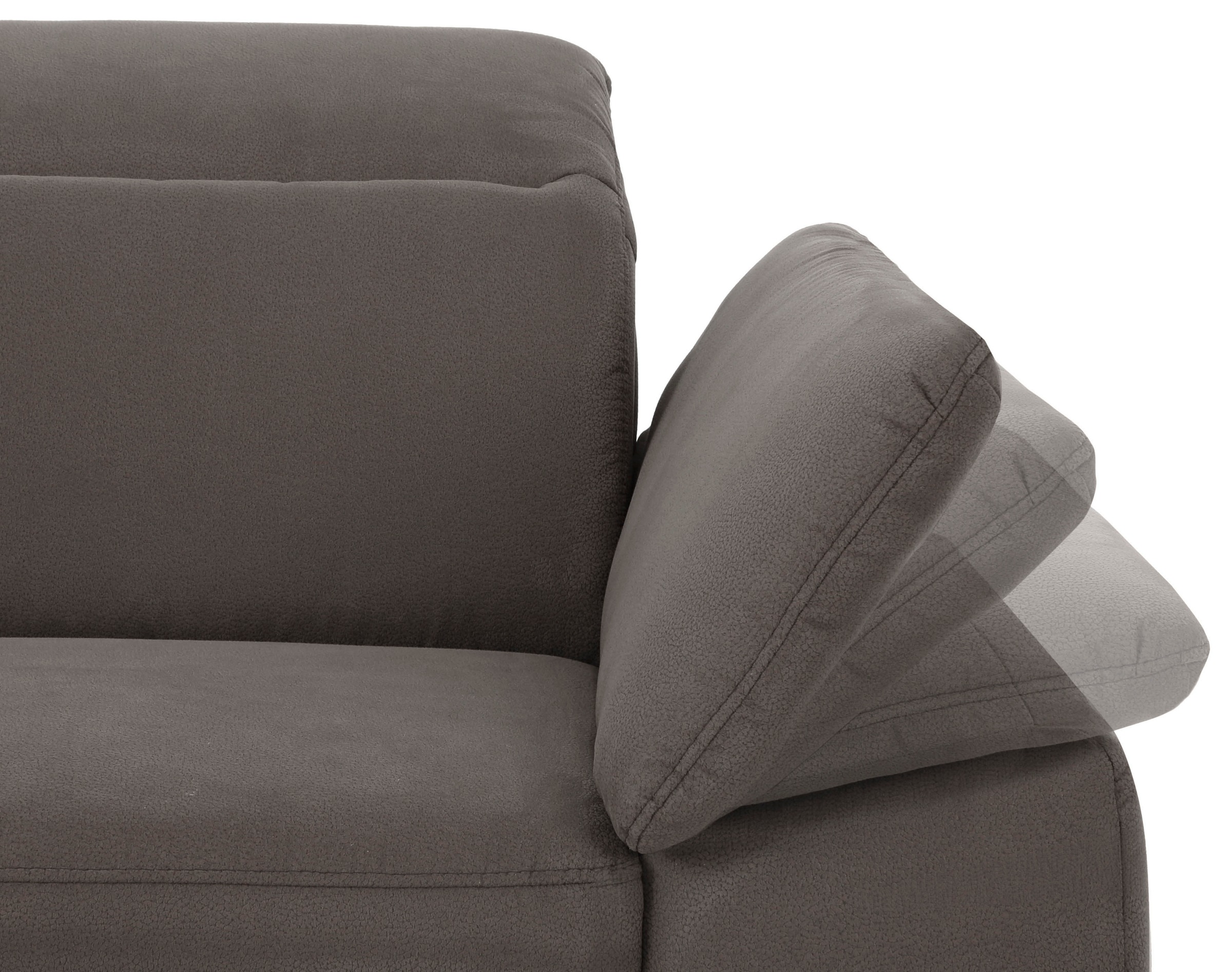 Home affaire Ecksofa »Mauritius L-Form«, mit Kopfteil- und Armlehnverstellung, mit Bettfunktion und Bettkasten