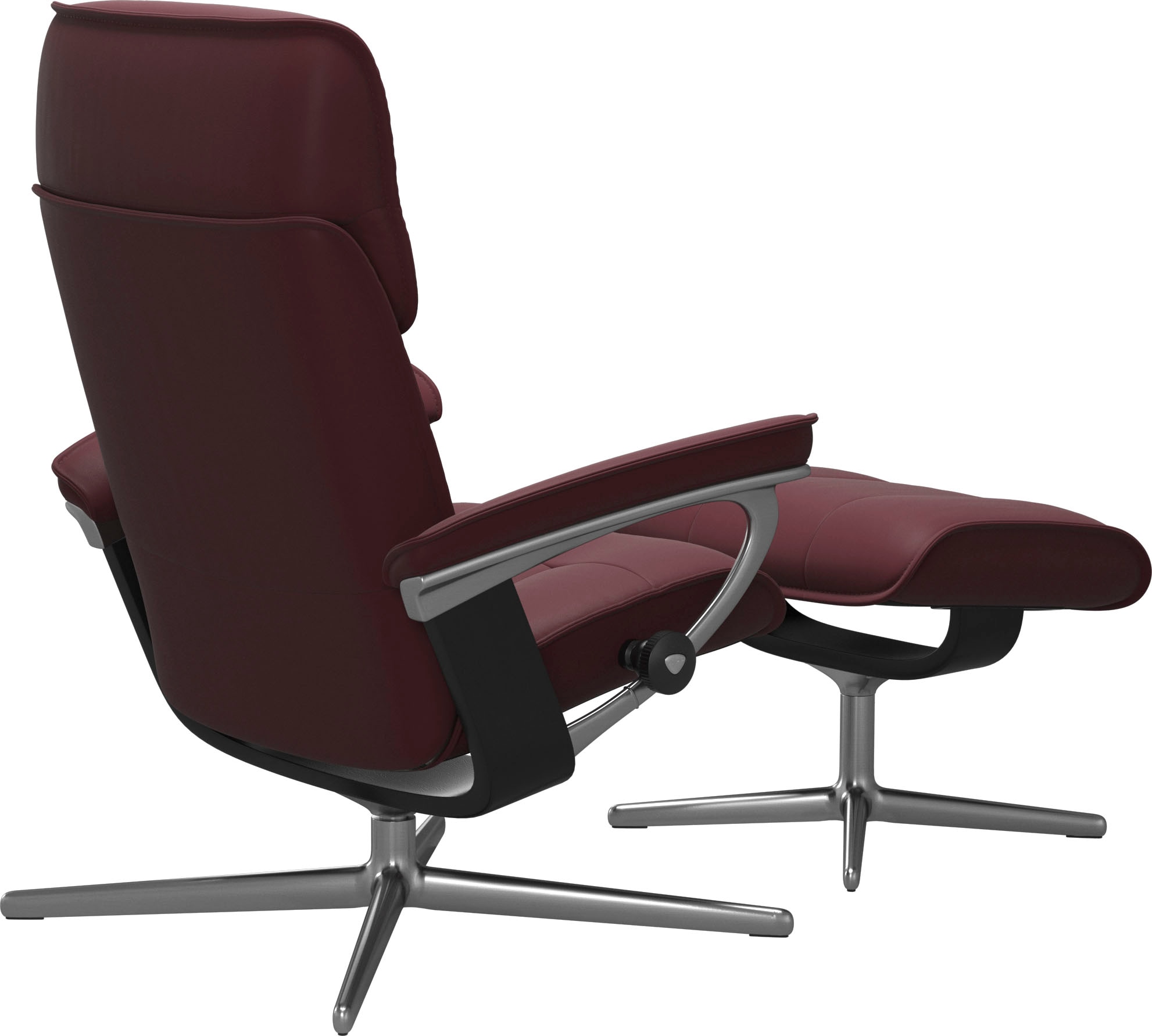 Stressless® Relaxsessel »Admiral«, mit Cross Base, Größe M & L, Holzakzent Schwarz