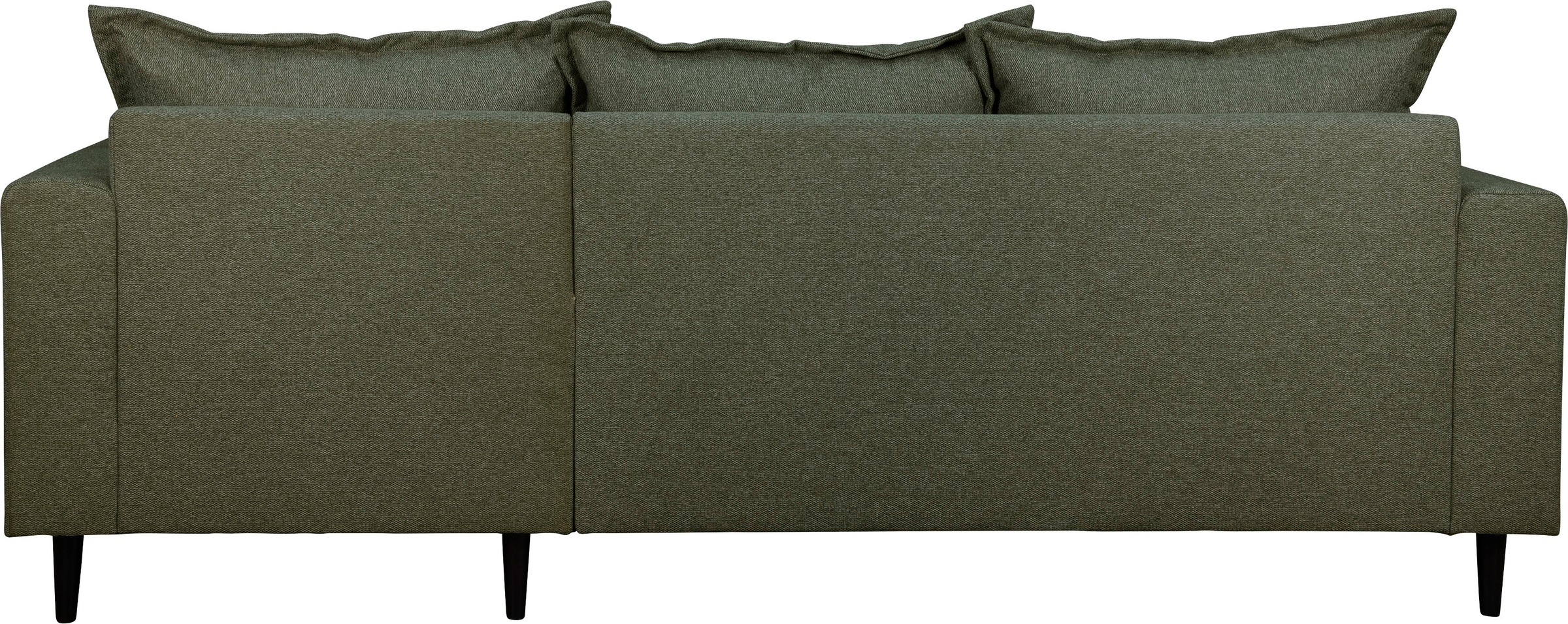Home affaire Ecksofa »VEYRAS L-Form, hoher Sitzkomfort, Maße B/T/H: 230/150/76 cm«, mit Wellenunterfederung, incl. Rückenkissen und Zierkissen