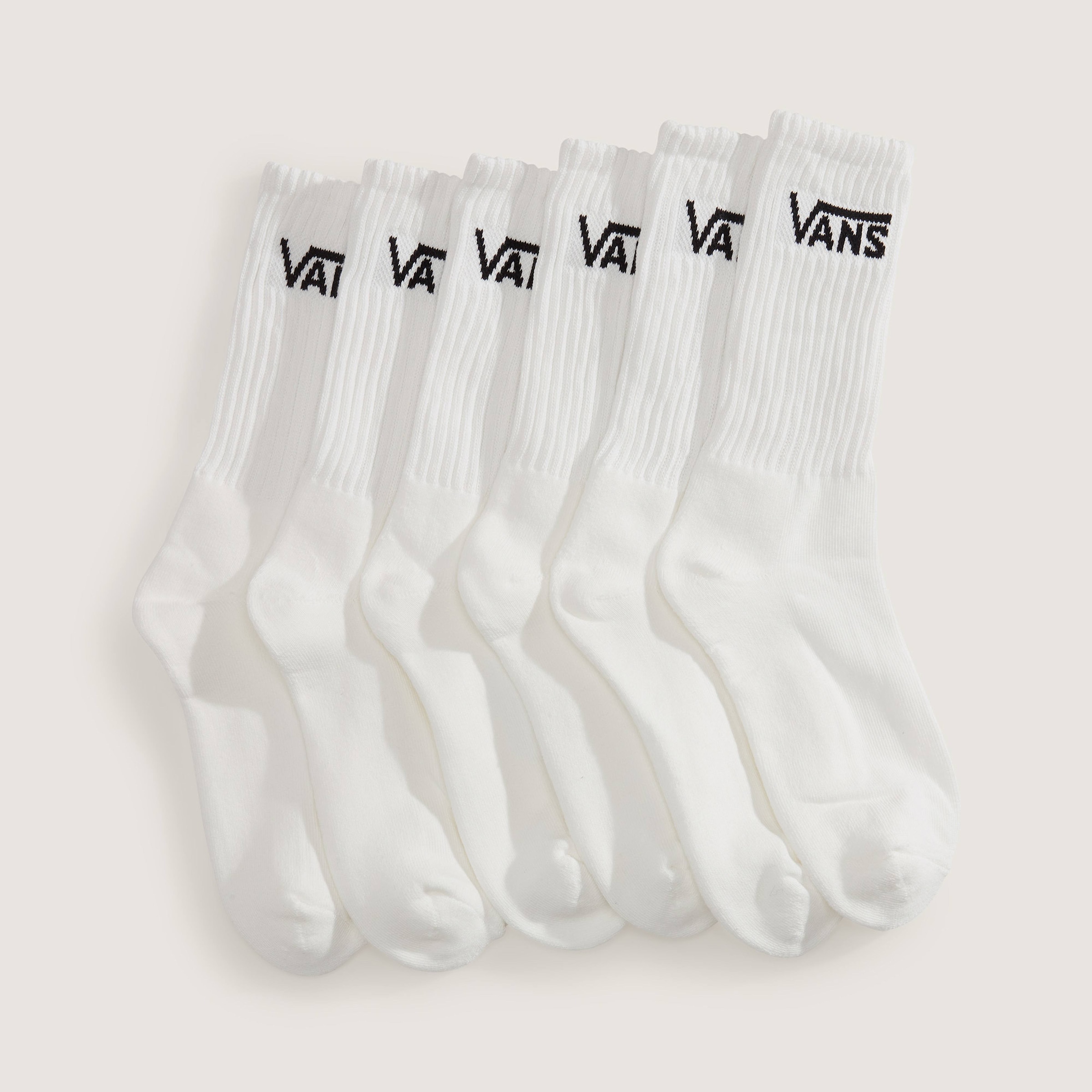 Vans Sportsocken »CLASSIC CREW« 6 Paar tlg. für Erwachsene, sportlicher Stil, sechs Paar im Set