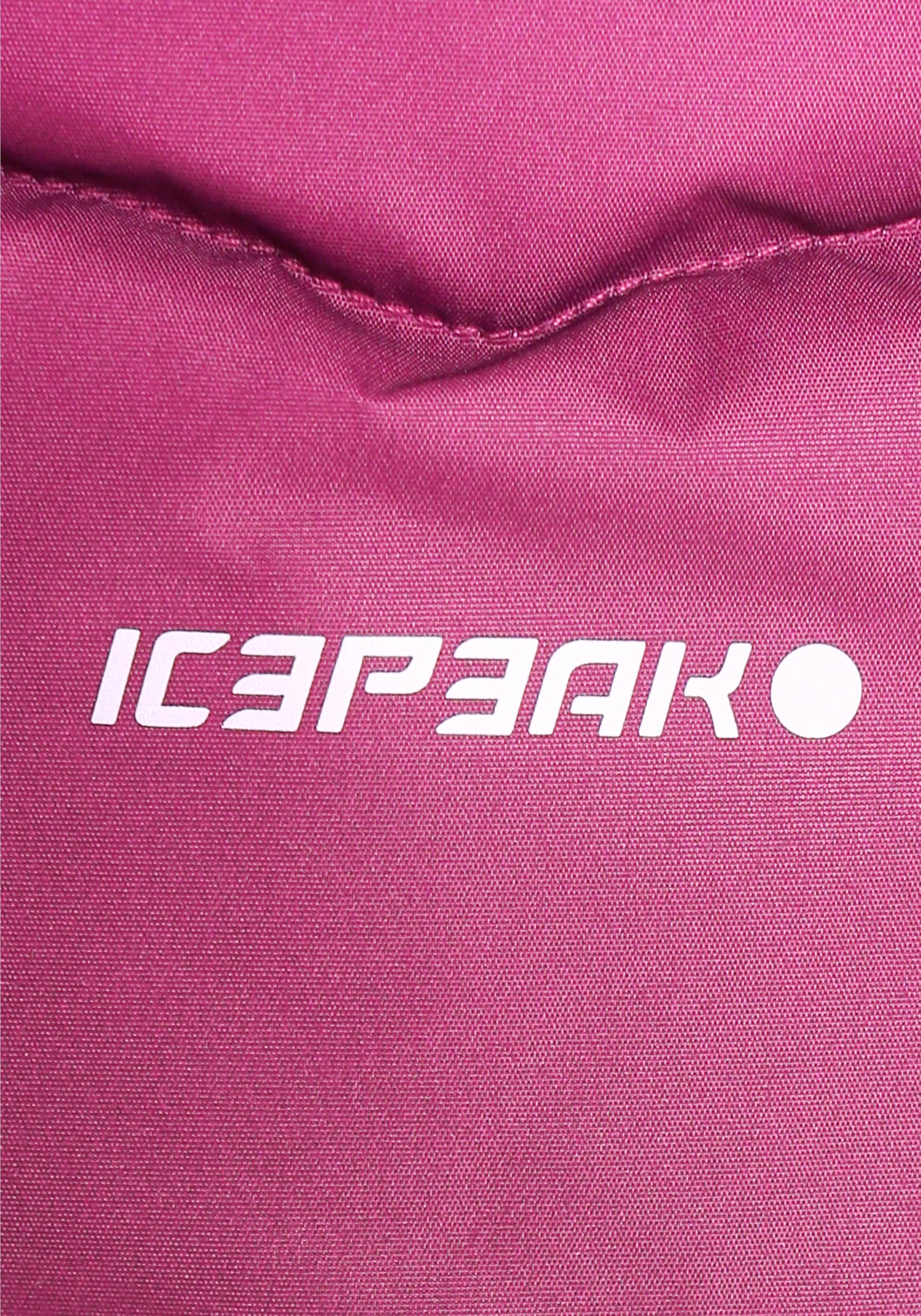 Icepeak Steppjacke »PIQEON JR - für Kinder«, mit Kapuze, Wasserabweisend & Atmungsaktiv & Windabweisend
