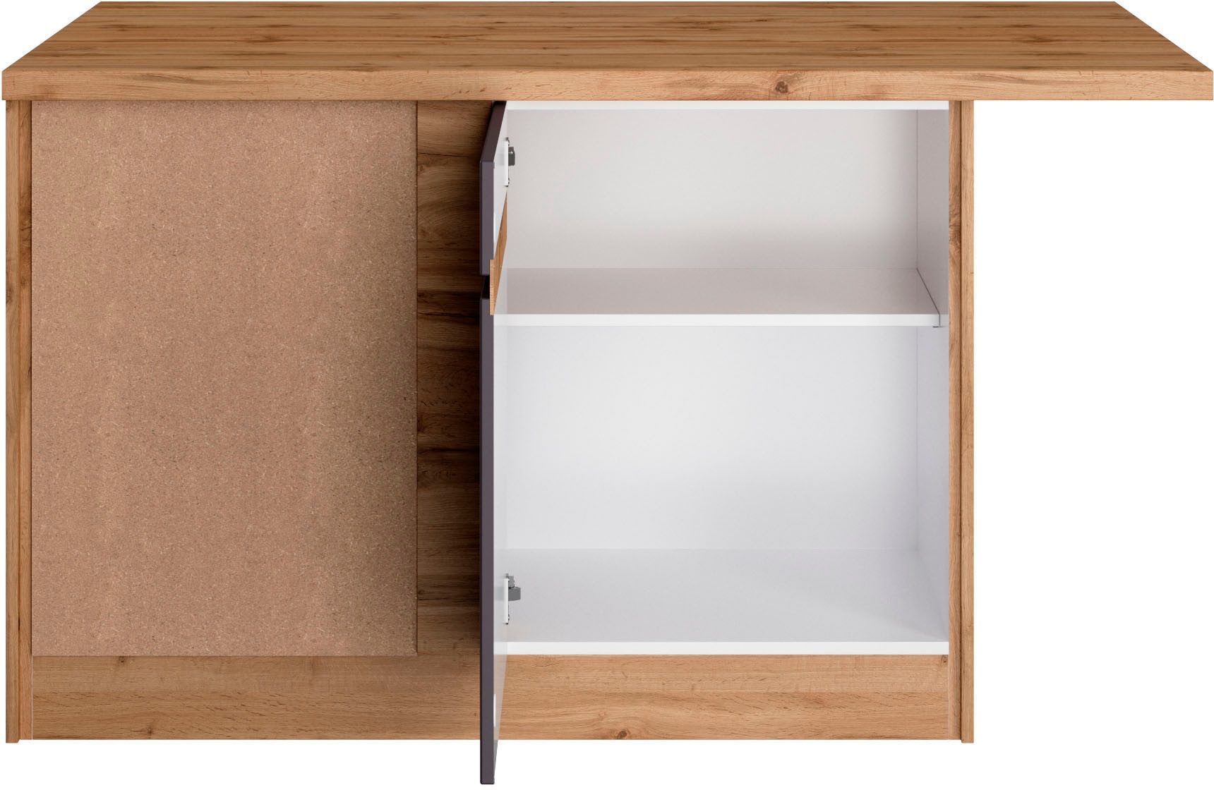 KOCHSTATION Winkelküche »KS-Riesa« Stellbreite 490/153 cm, wahlweise mit Induktionskochfeld