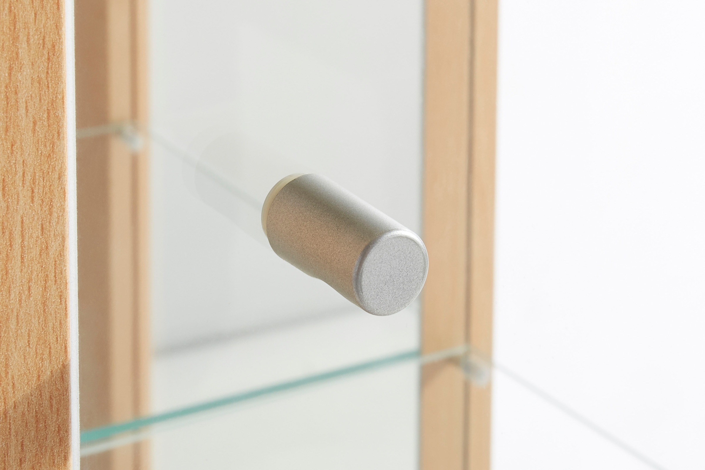 fif möbel Vitrine »OPTIMA«, Standvitrine, Vitrinenschrank, Glasvitrine, Sammlervitrine, LED