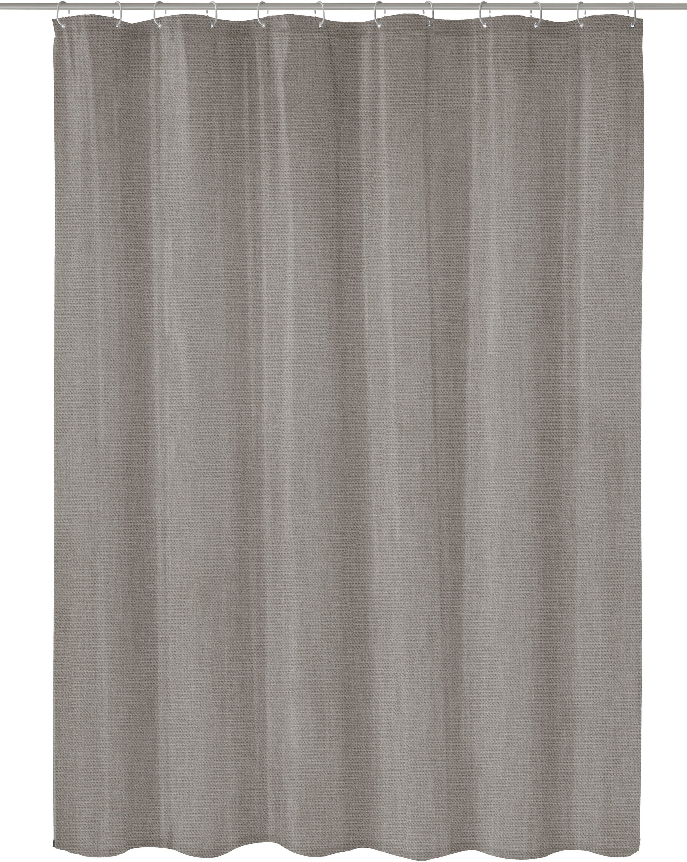 Kleine Wolke Duschvorhang »Cotti«, Breite 180 cm, mit beschwertem Saum und Vorhangringen