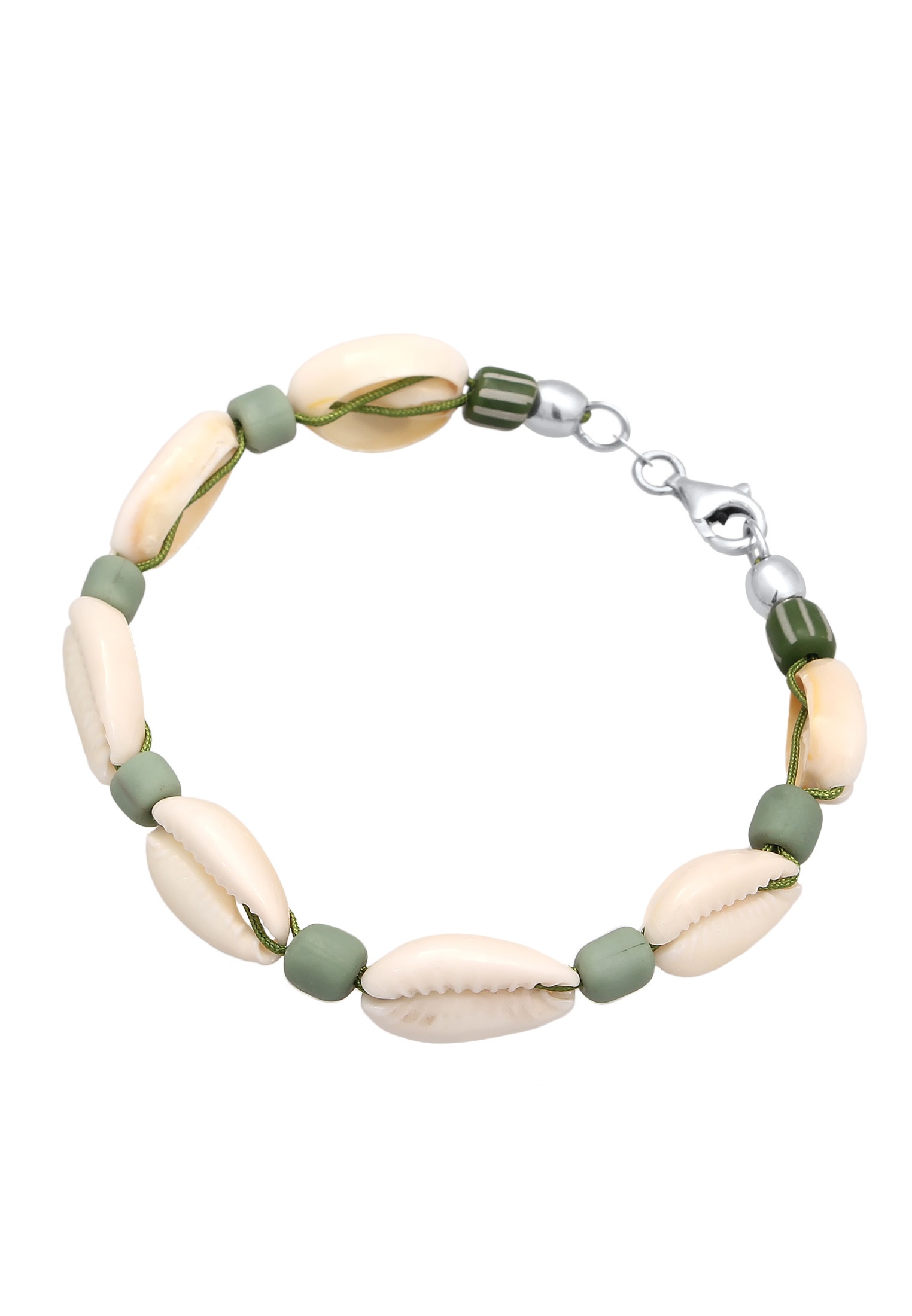 Kuzzoi Armkette »Armband Kauri Muschel Beach Surfer Festival 925 Silber«