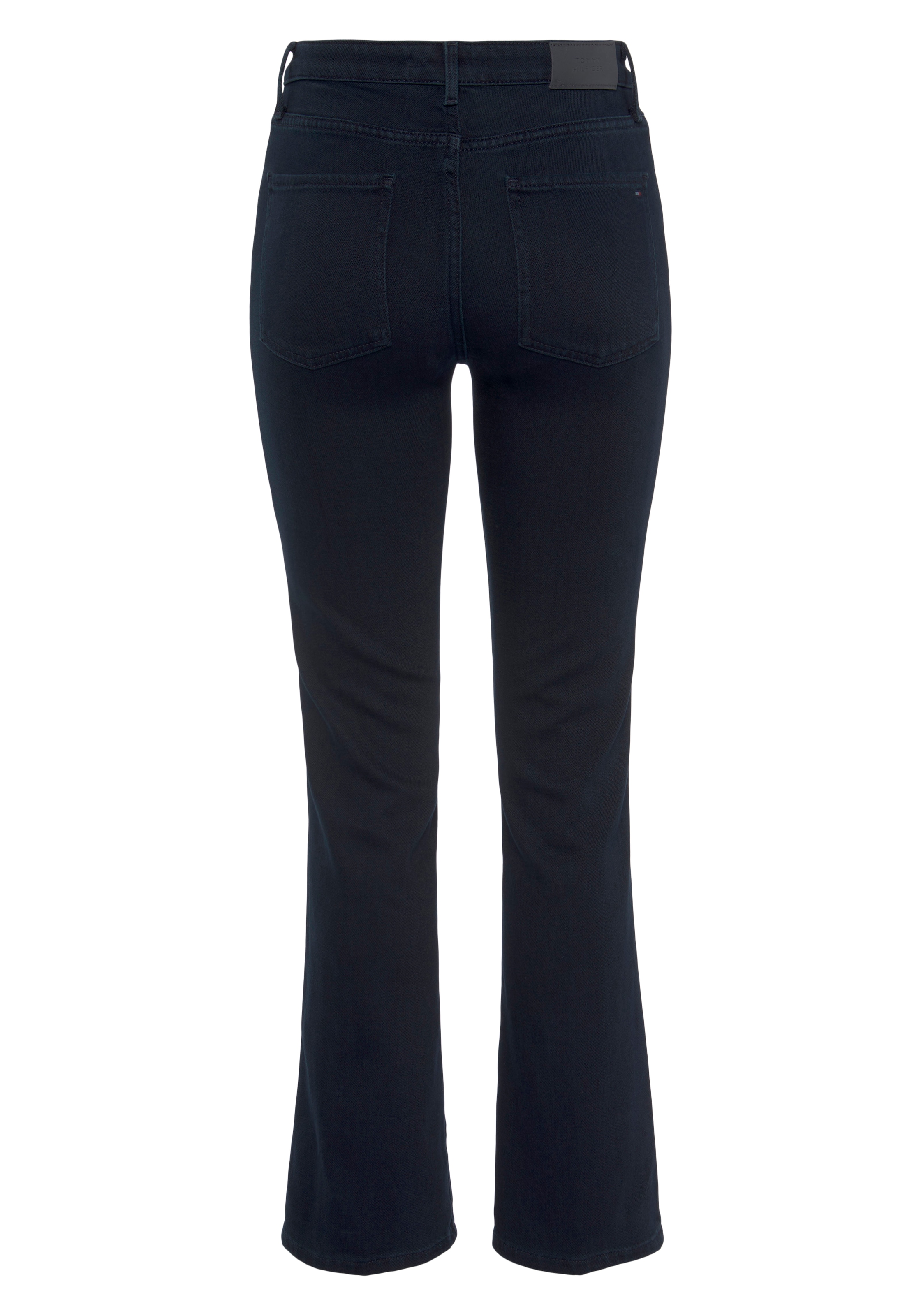 Tommy Hilfiger Bootcut-Jeans »BOOTCUT RW BEA«, mit Leder-Badge