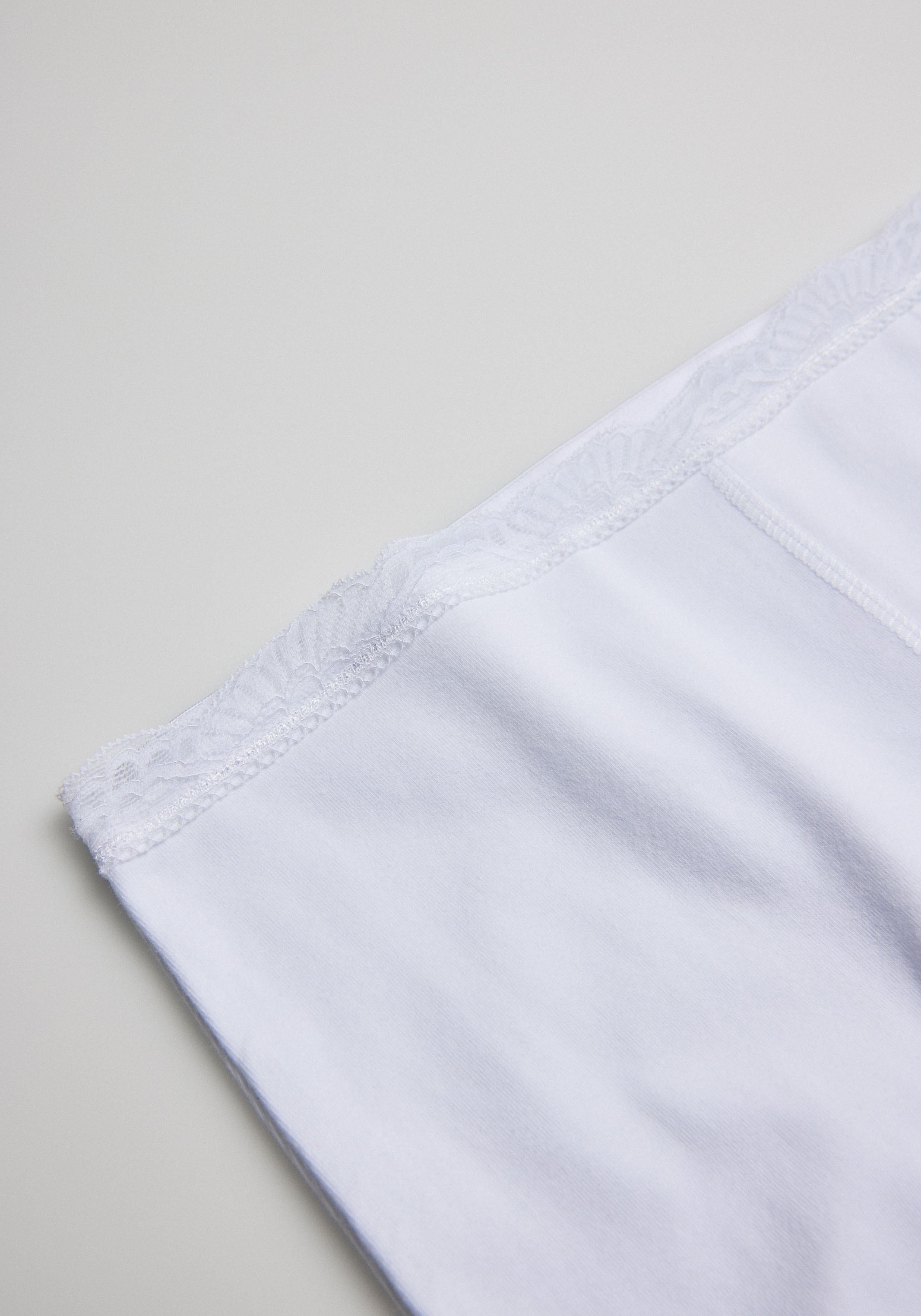 YSABEL MORA Lange Unterhose »BASIC COLLECTION COTTON WITH LACE«, (3er Pack), angenehme Weichheit und Passform gegen Reibung
