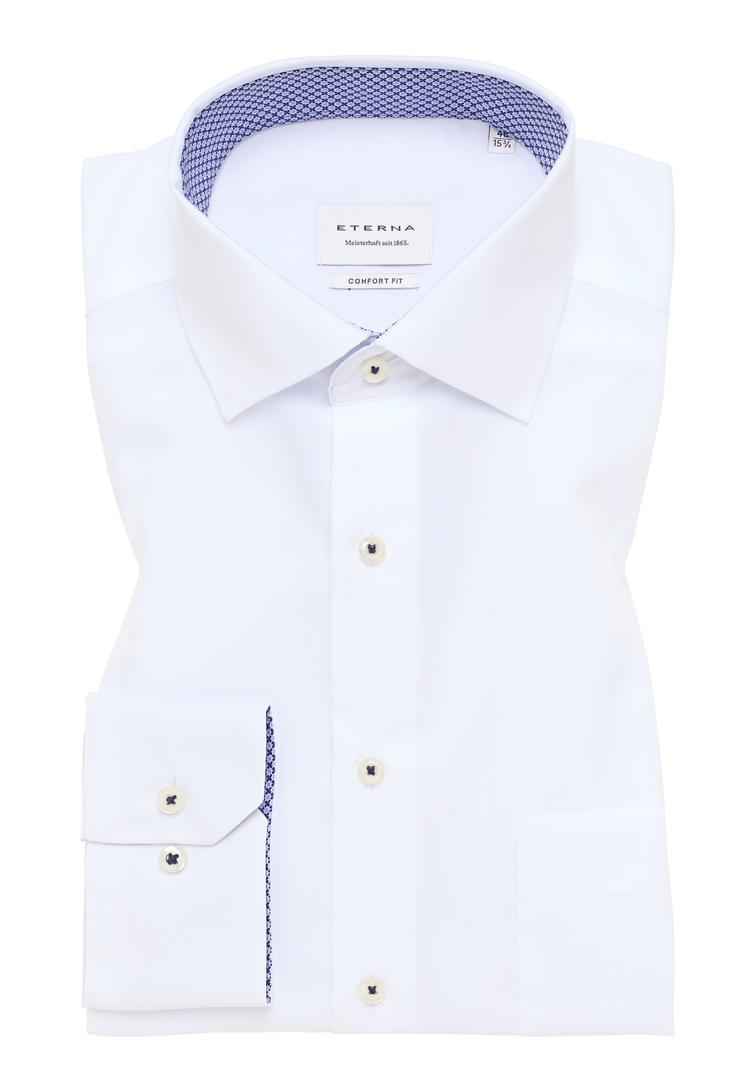 Eterna Langarmhemd »COMFORT FIT«, NON IRON (bügelfrei)