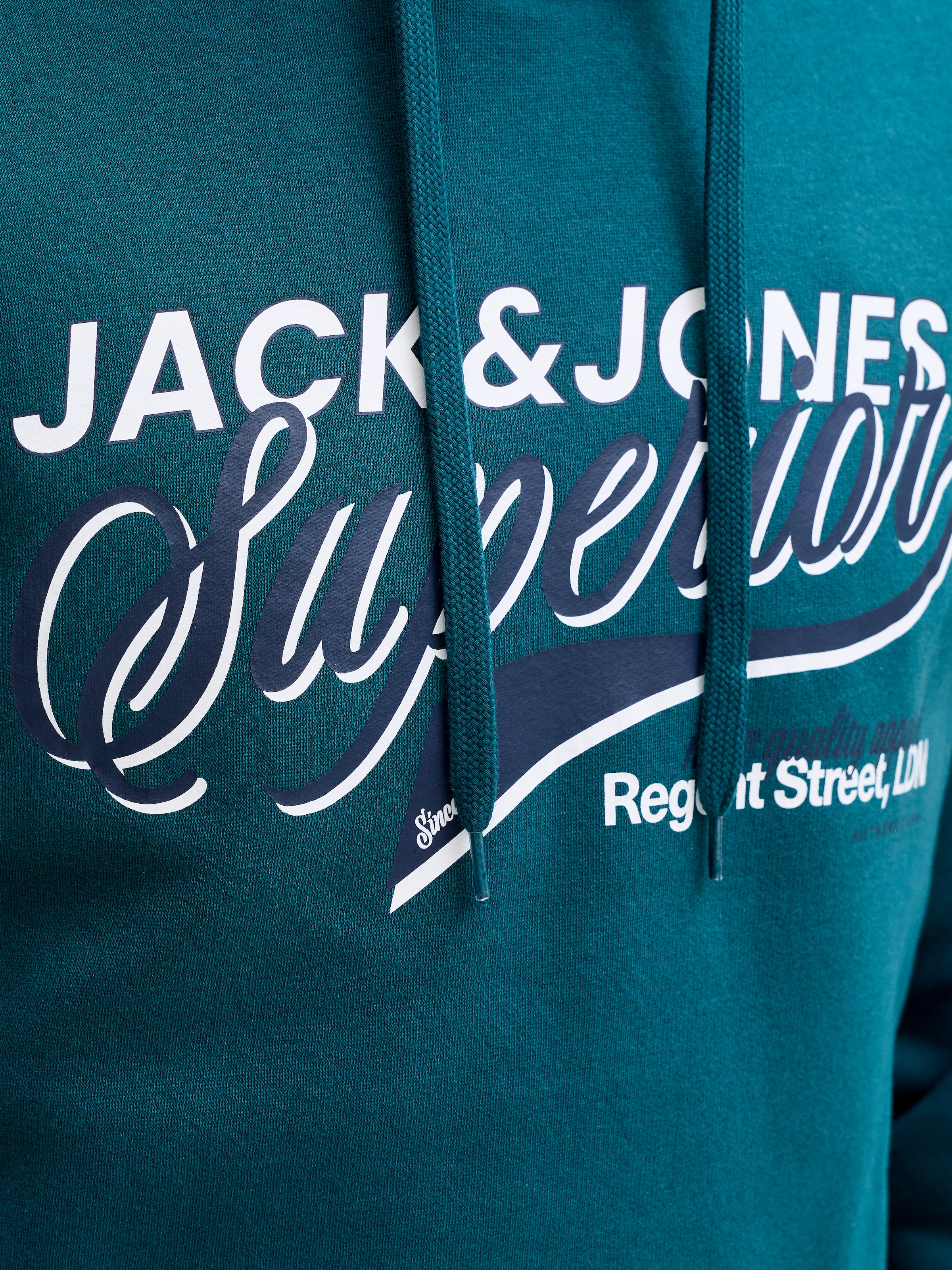 Jack & Jones Kapuzensweatshirt »JJELOGO SWEAT HOOD 2 COL 25/26 NOOS«, mit stylischem Print
