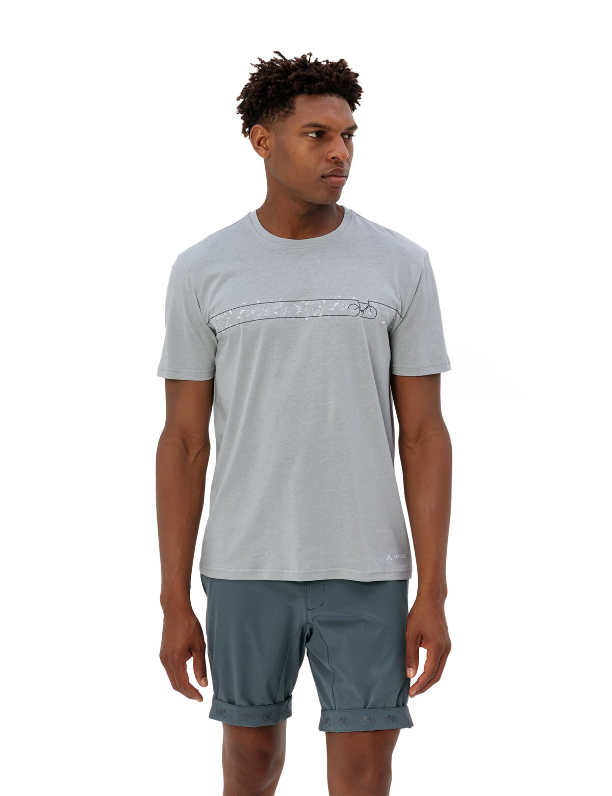 VAUDE Funktionsshirt »MEN'S CYCLIST T-SHIRT V«, Fahrradshirt mit Print