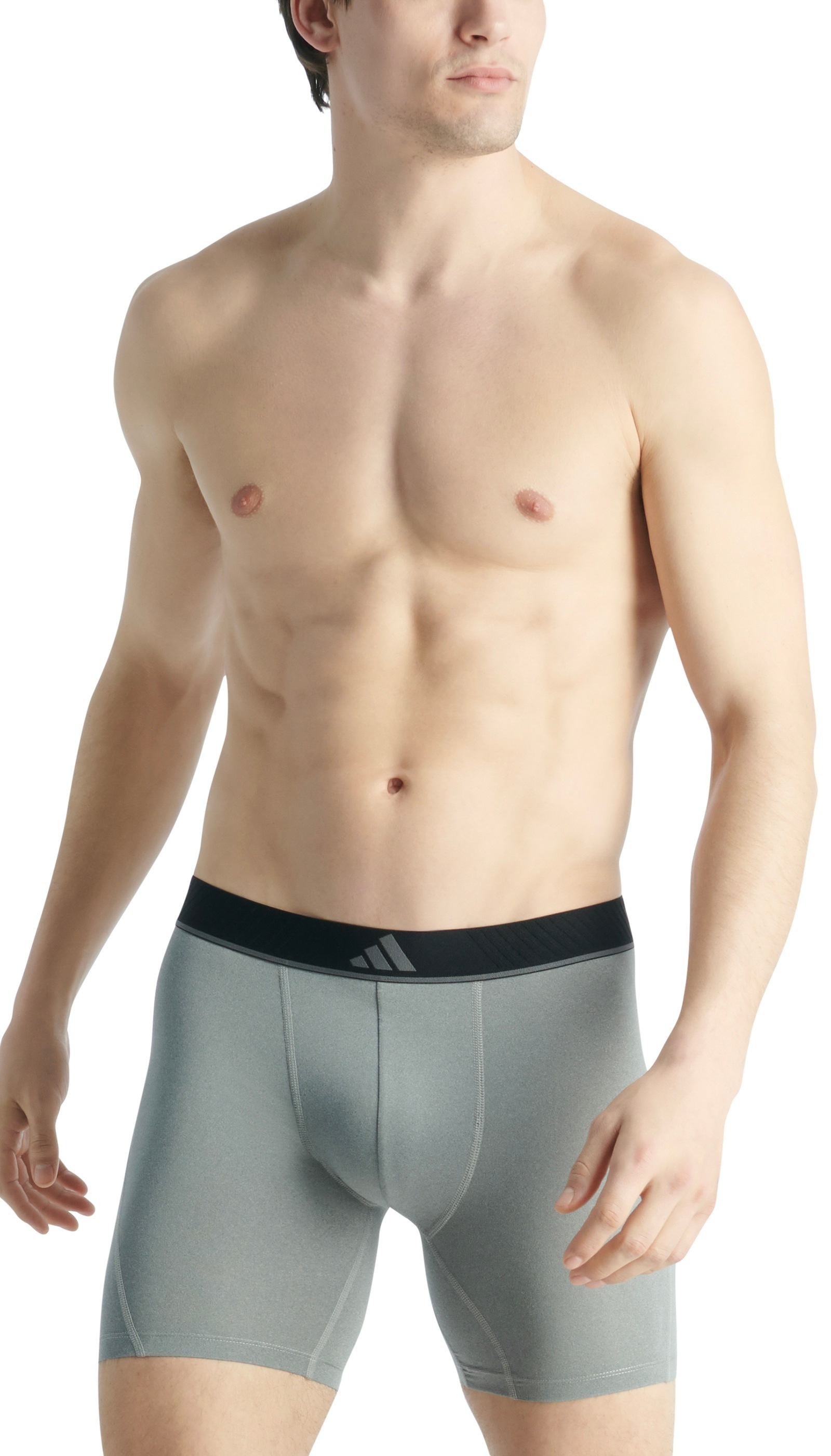 adidas Sportswear Boxershorts »Active Micro Flex Eco«, (3er Pack), Mit längerem Bein