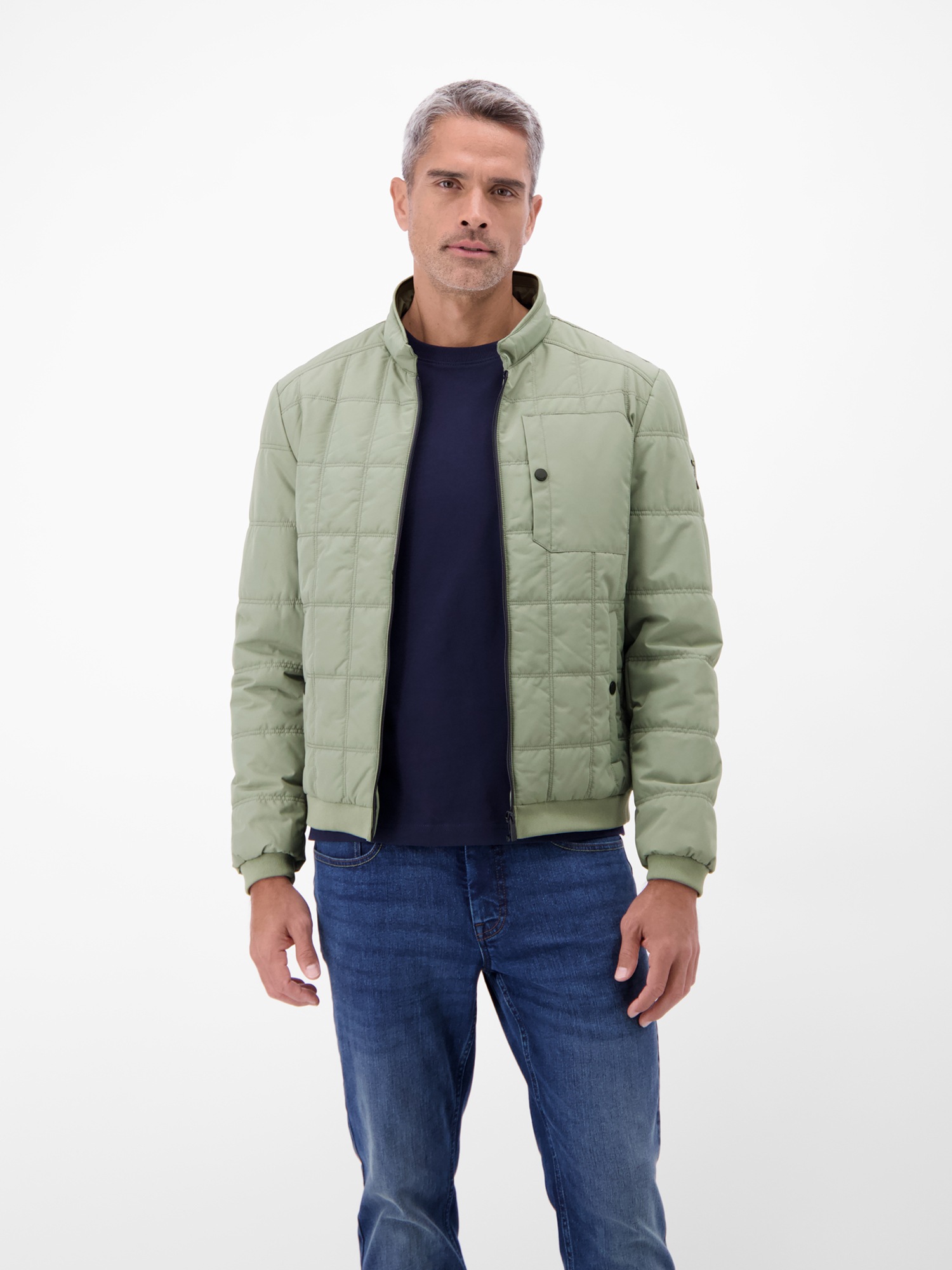 LERROS Outdoorjacke »Blousonjacke in Stepp-Optik« ohne Kapuze