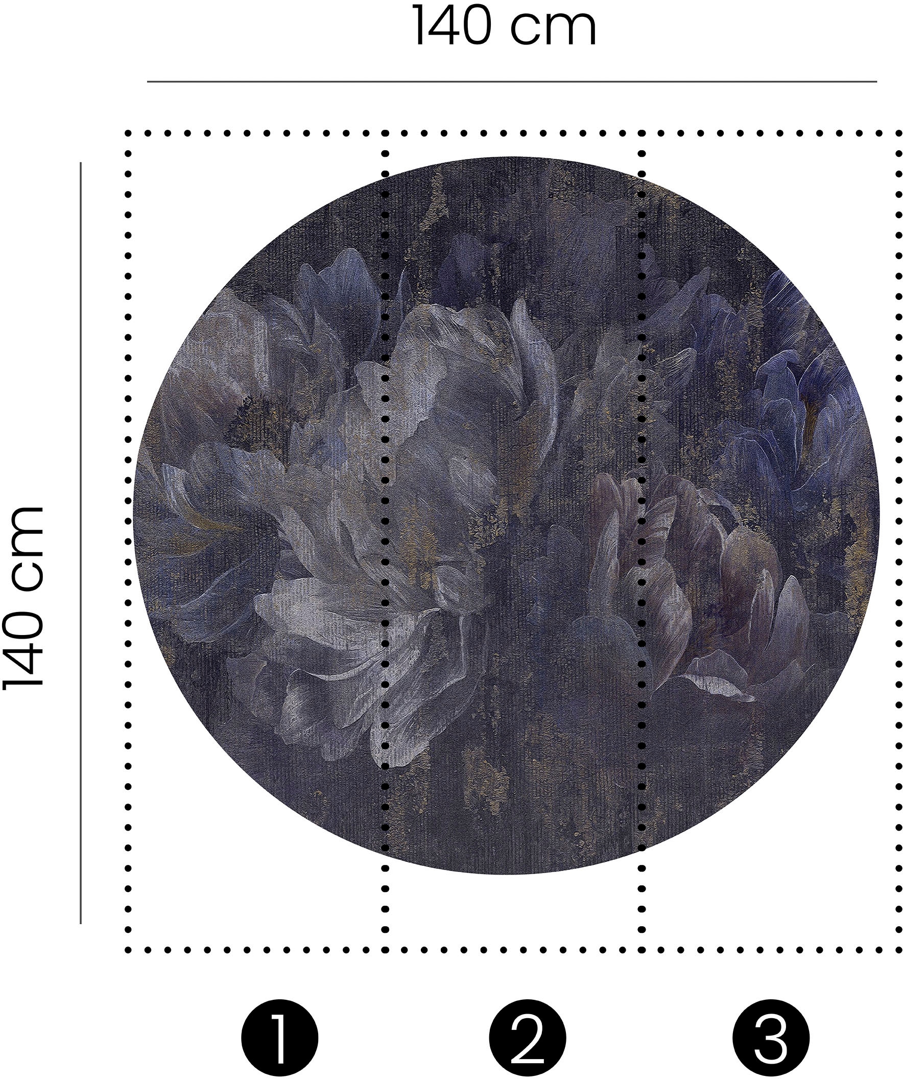 Fashion for walls Fototapete »Queen of Night«, floral, Phthalate frei