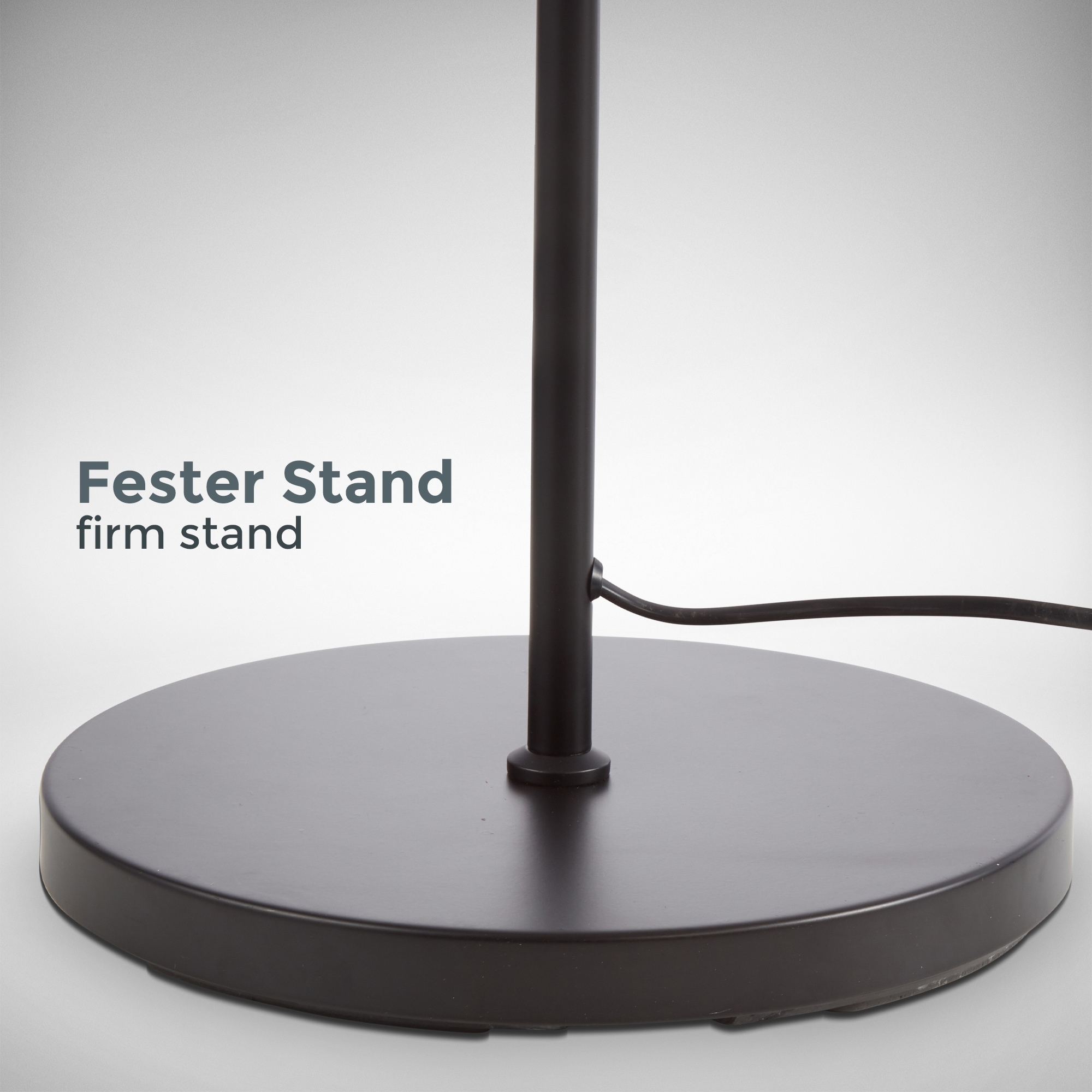 B.K.Licht Stehlampe »BKL1417 Stehleuchte Vintage, mit Fußtaster, Lampenschirm aus Stoff« E27 1 Stk. max. 40 Watt, Wohnzimmerlampe, Industrial, 30x141,5 cm, Schwarz-Gold