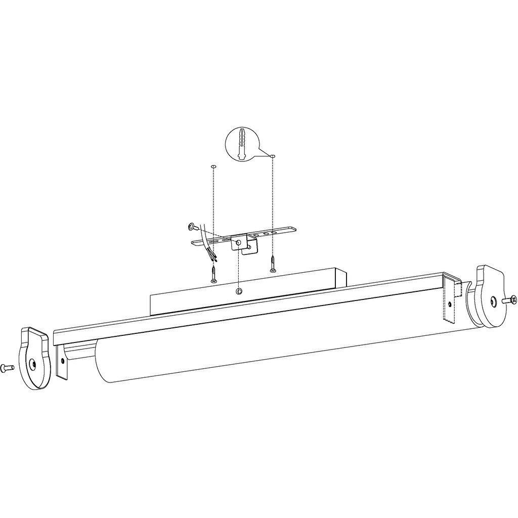 EGLO LED Wandleuchte »CALNOVA«, 1 flammig-flammig