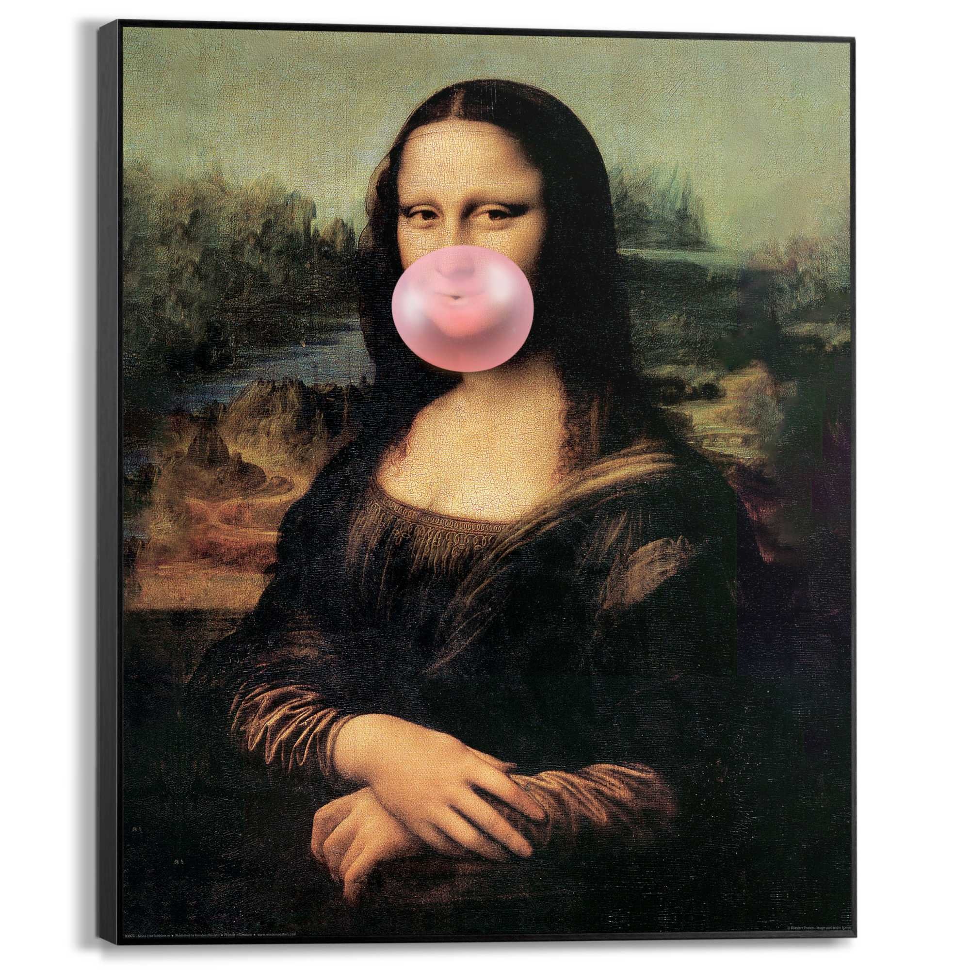 Reinders! Wandbild »Mona Lisa Bubblegum«