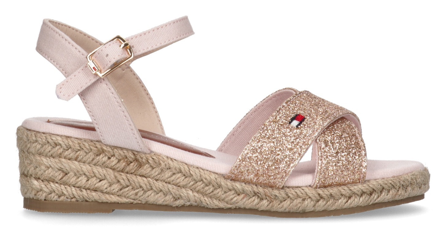 Tommy Hilfiger Keilsandalette »ROPE WEDGE SANDAL POWDER PINK«, mit Riemchen im... kaufen