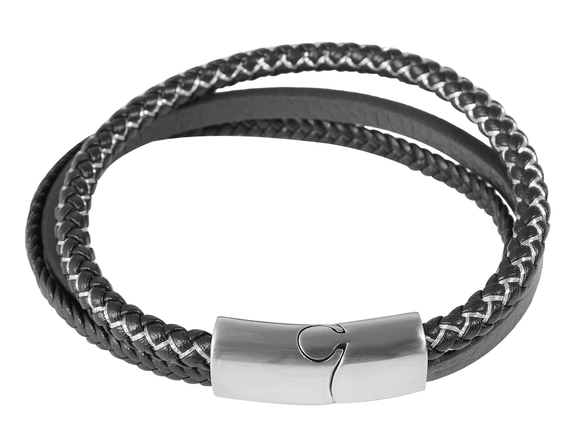 Adelia´s Lederarmband »Herren Armband ¿ Lederarmband aus Leder 19 cm«