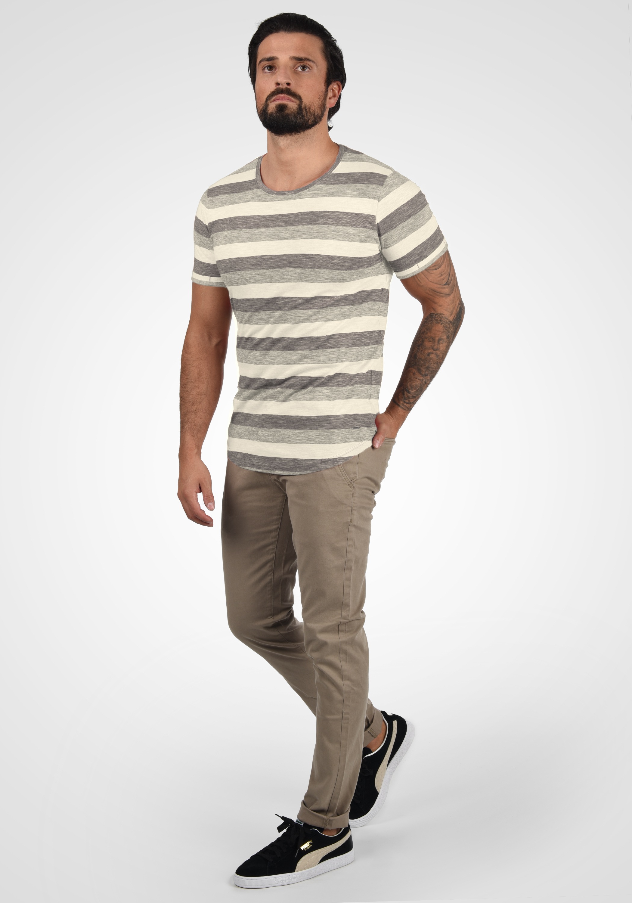 !Solid Rundhalsshirt »Rundhalsshirt SDThicco«