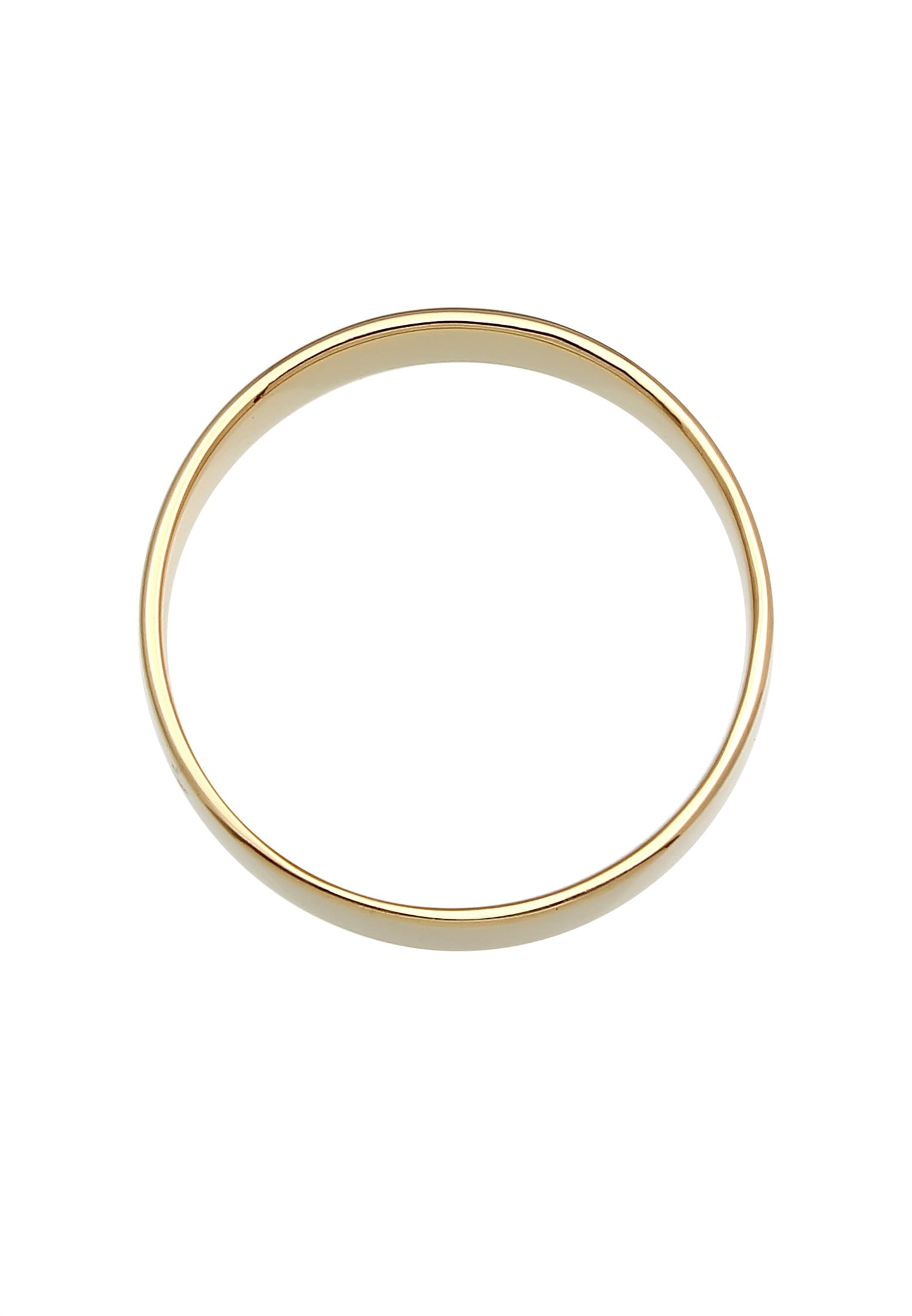 Elli Premium Fingerring »Ring Bandring Trauring Basic Hochzeit Paar 585 Gelbgold«