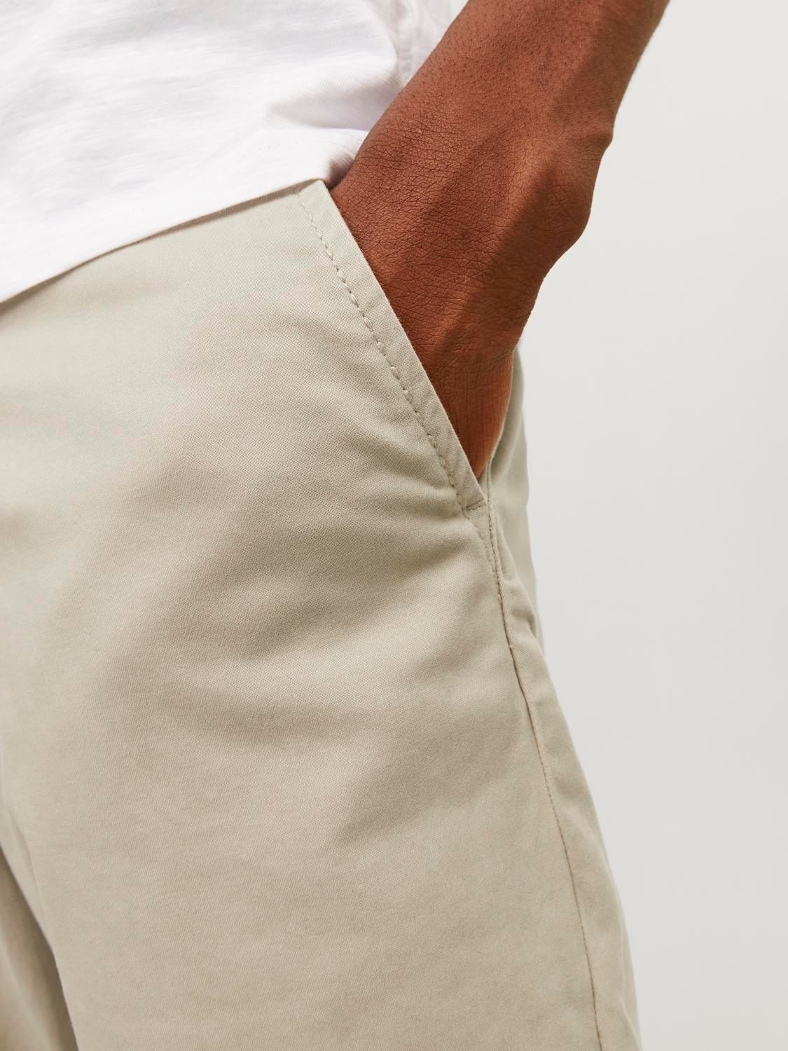 Jack & Jones Chinoshorts »JPSTBOWIE JJSHORTS S«, mit Aufschlag