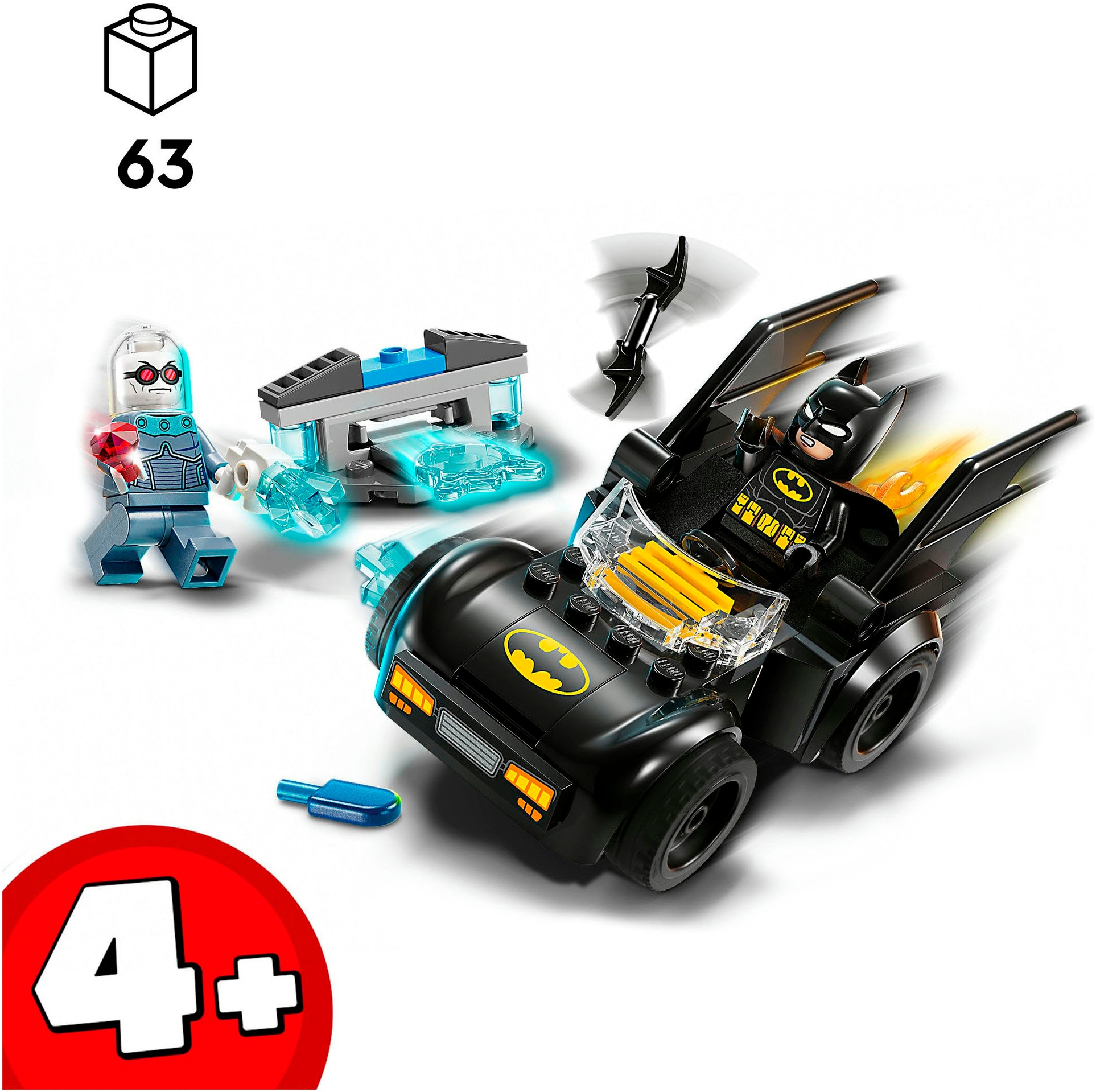 LEGO® Konstruktionsspielsteine »Batman™ & Batmobil™ vs. Mr. Freeze™ (76301), LEGO Super Heroes«, (63 St.), Made in Europe