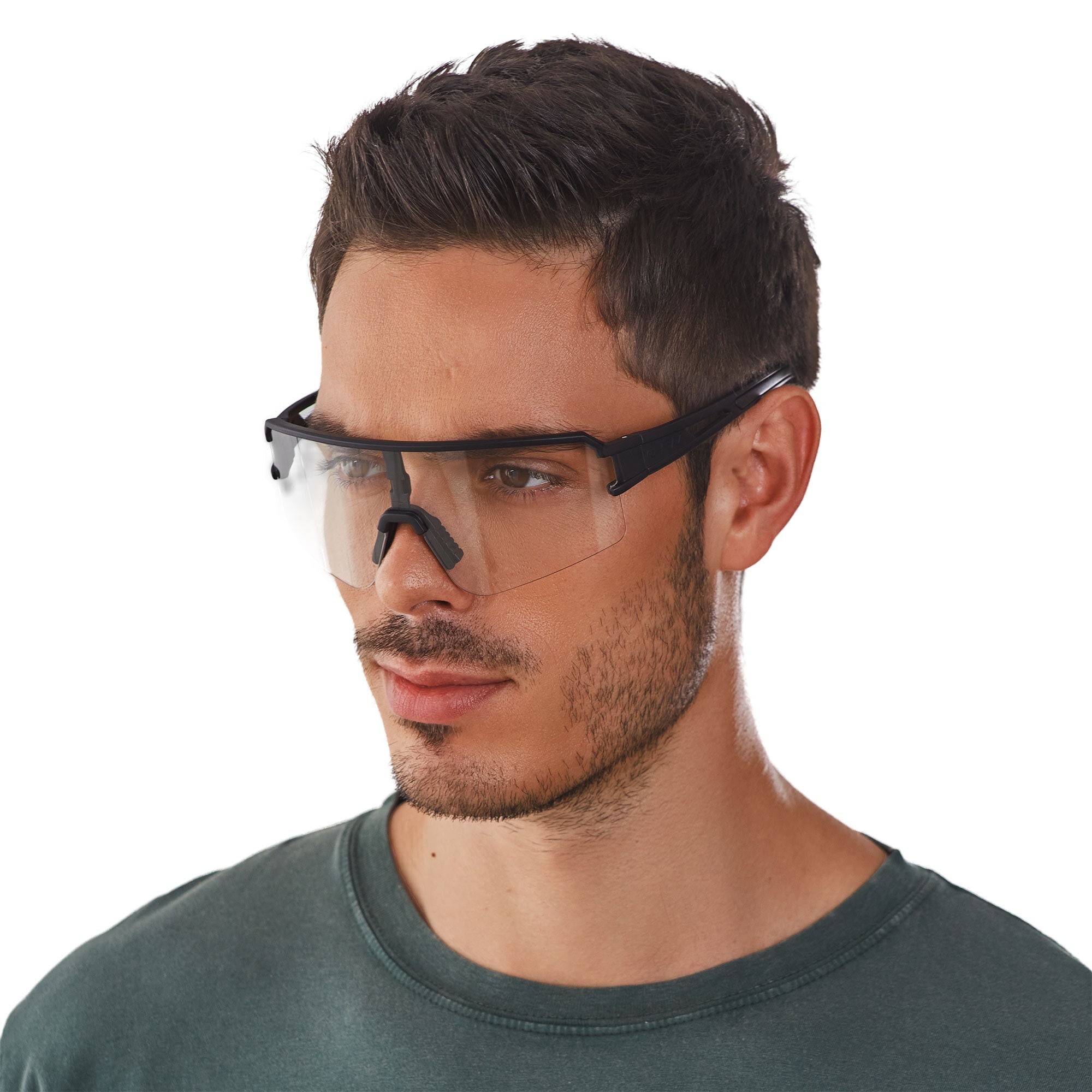 YEAZ Sonnenbrille »Sport-Sonnenbrille weiß/transparent SUNSPOT«