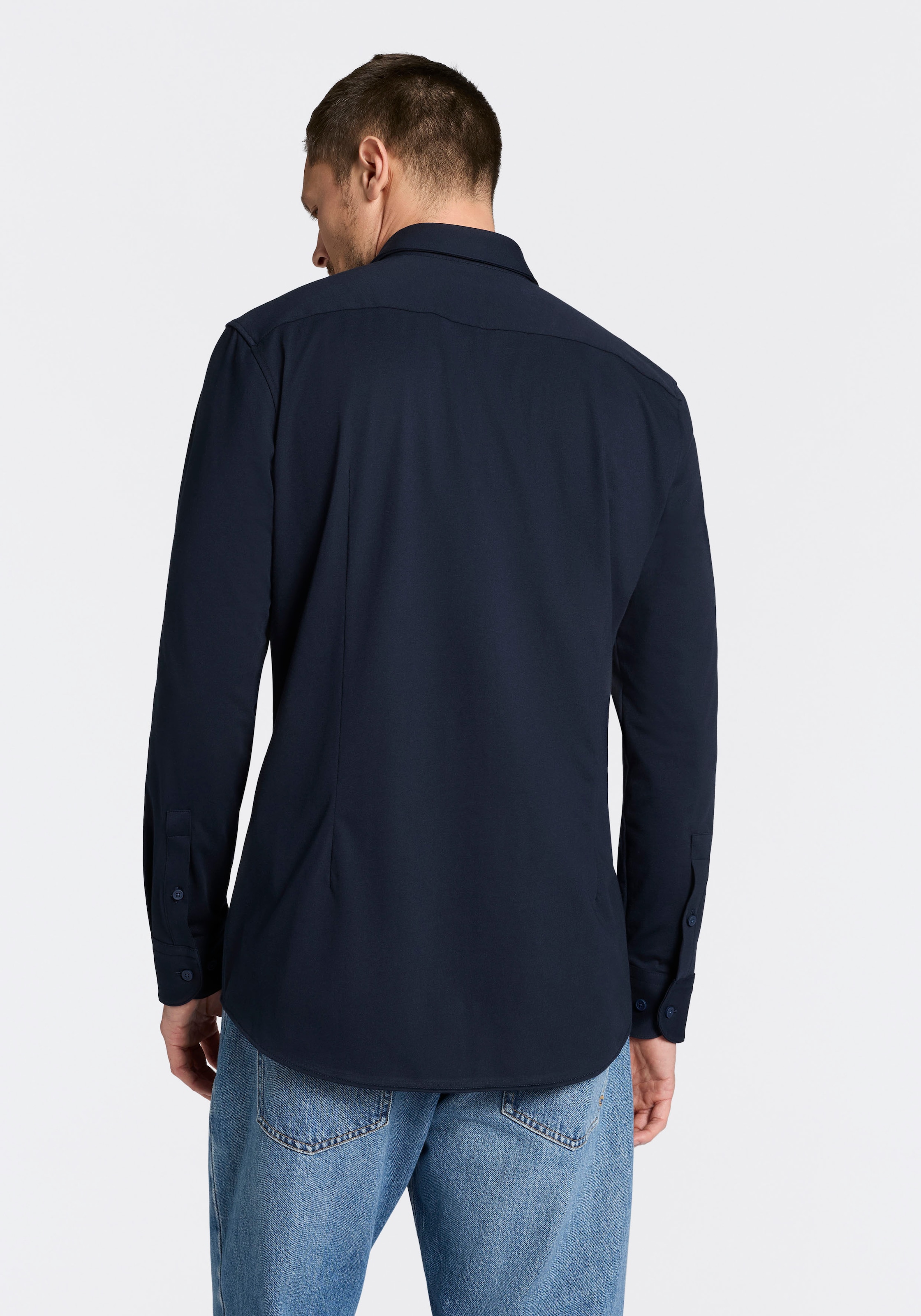 BOSS Businesshemd »HANK« Kentkragen, Slim Fit, Baumwoll-Mix mit Performance-Stretch