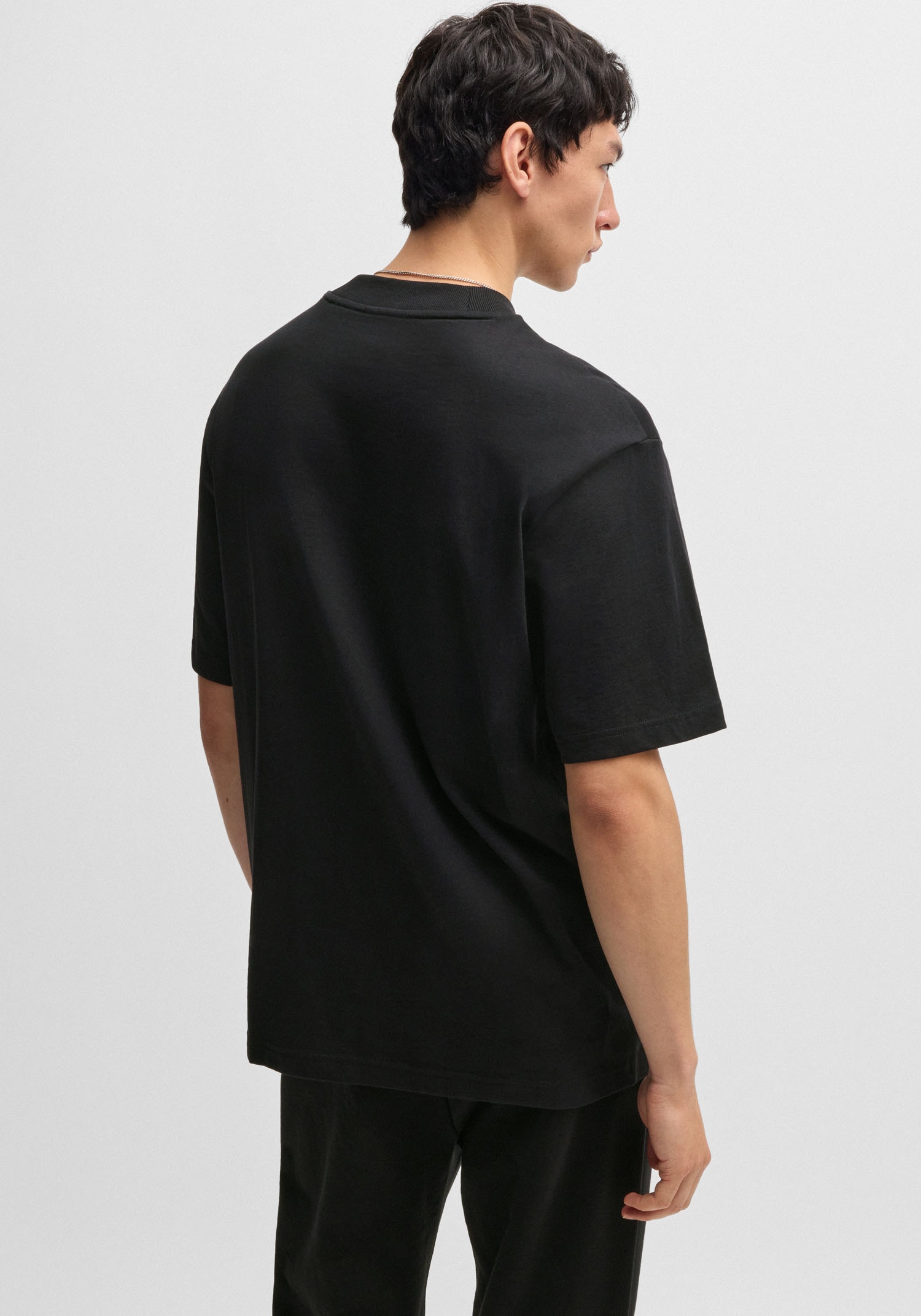 HUGO Blue T-Shirt »Nieros«, mit Logo-Patch