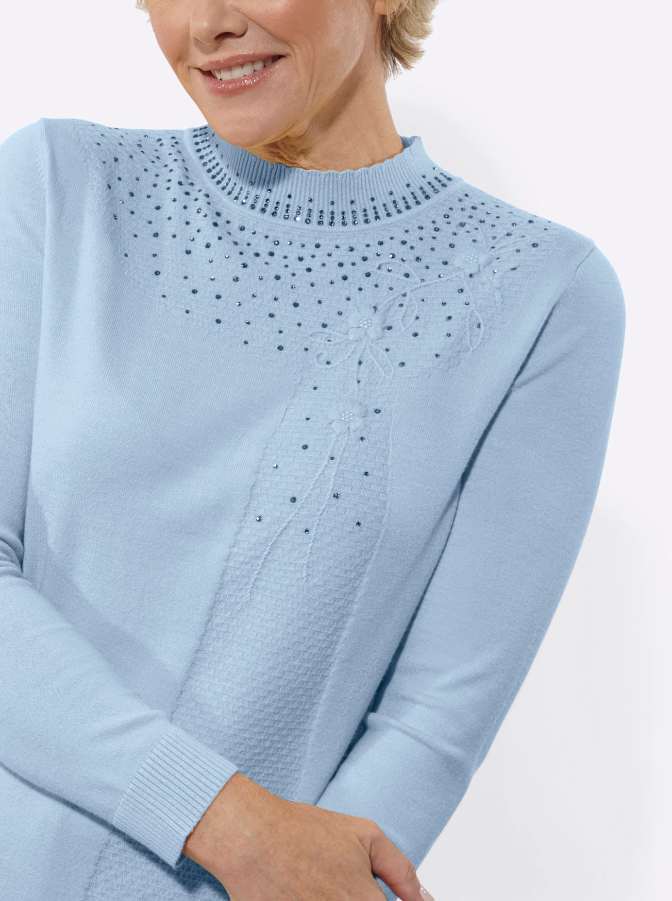 Classic Strickpullover »Stehkragen-Pullover«