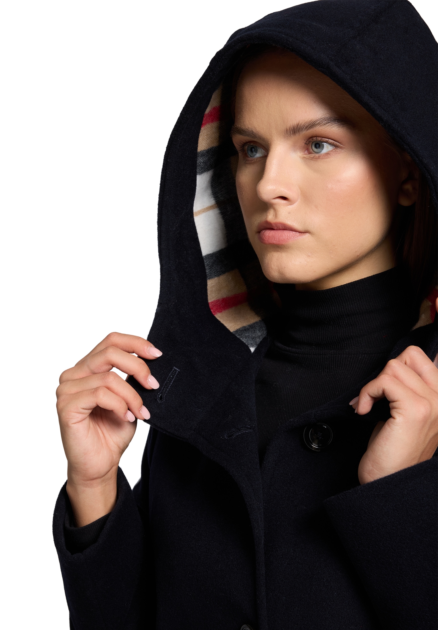 Gil Bret Wolljacke mitKapuze mit Kapuze