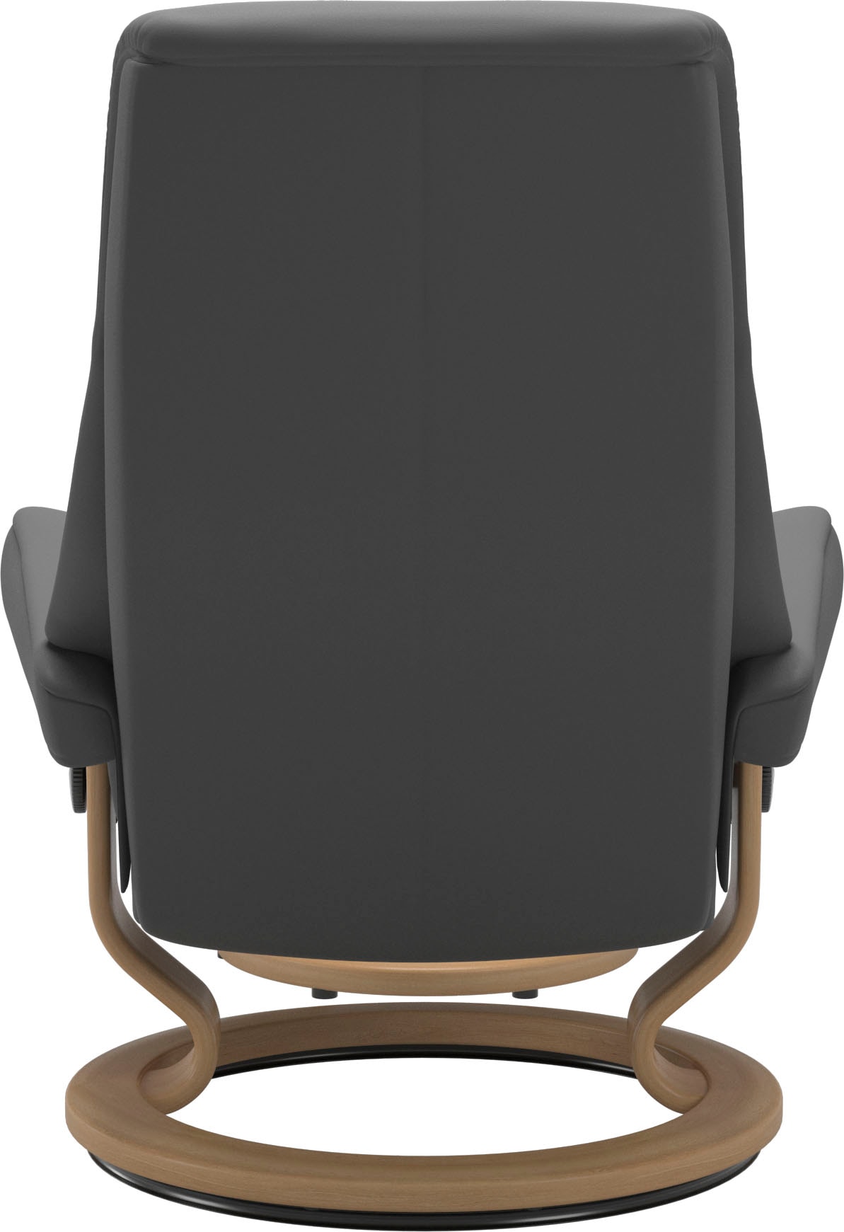 Stressless® Relaxsessel »View«, (Set, Relaxsessel mit Hocker), mit Classic Base, Größe S,Gestell Eiche