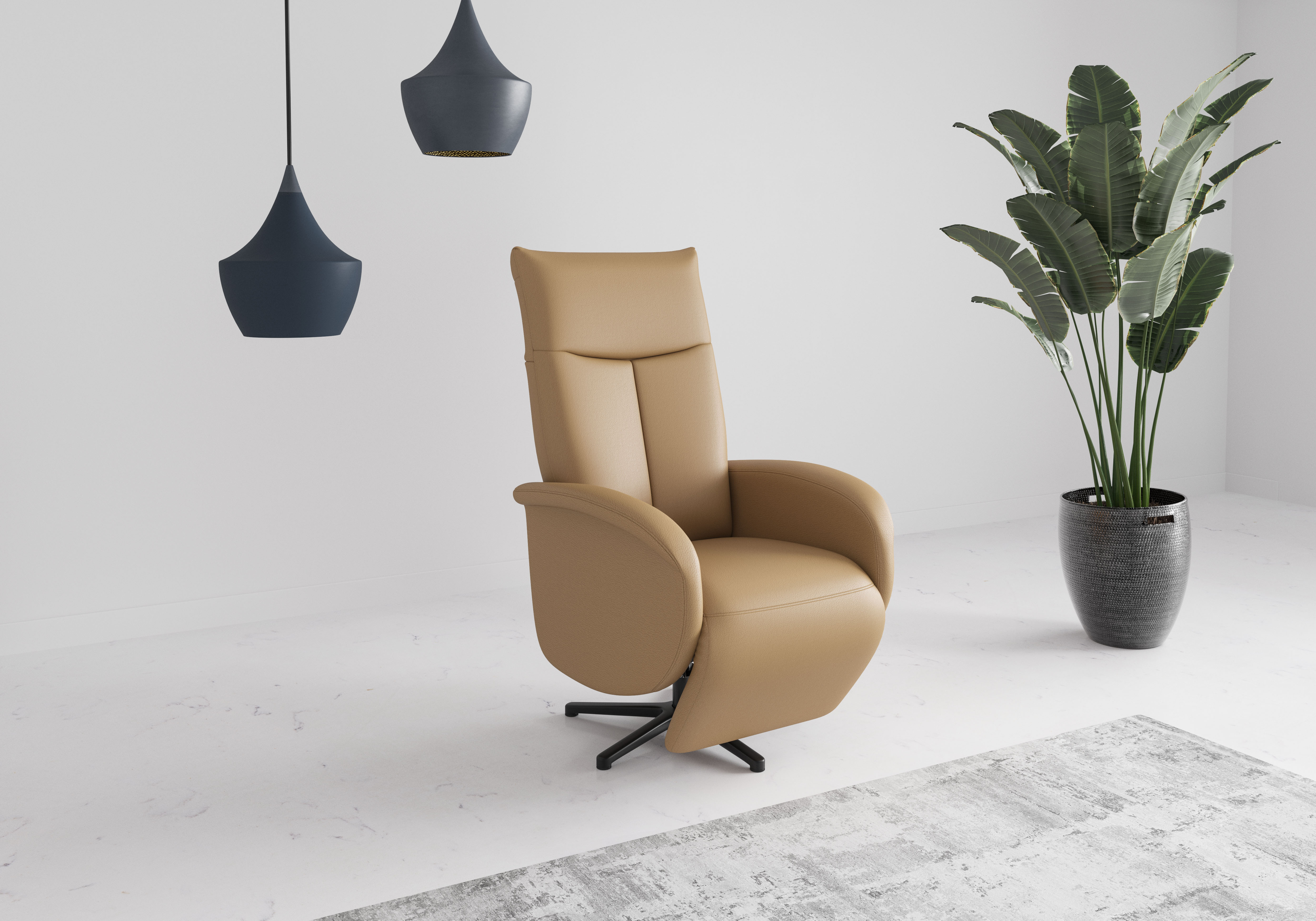 Sit&More TV-Sessel »Juma, inkl. Drehfunktion & Kopfteilverstellung« Höhe Armlehne 62 cm, wahlweise mit Aufstehhilfe, 2 Motoren und Akku, Größe...