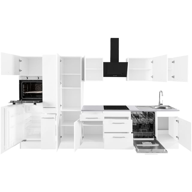 wiho Küchen Küchenzeile »Ela«, Breite 360 cm, Soft-Close-Funktion,  höhenverstellbare Füße bestellen bei OTTO