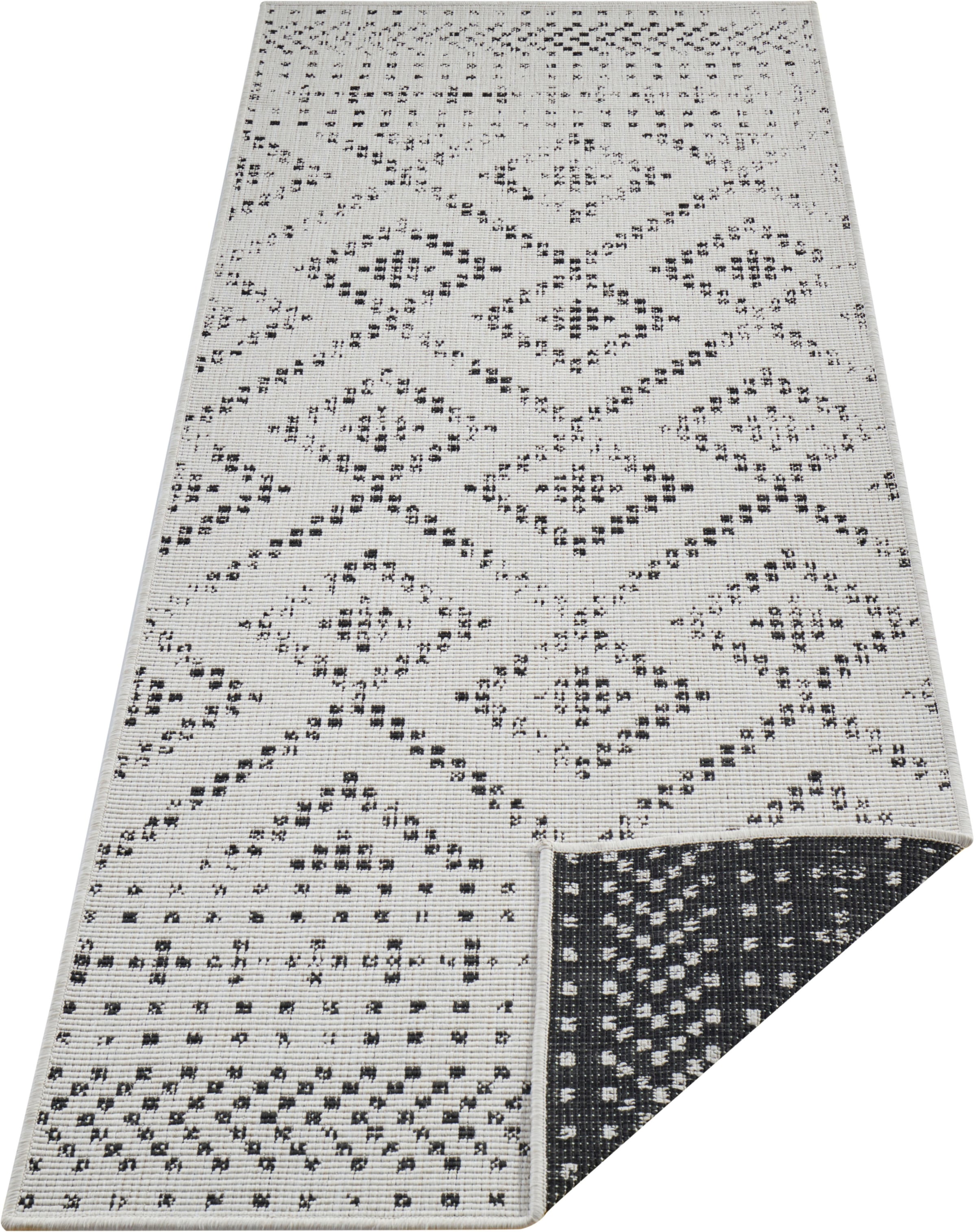 freundin Home Collection Teppich »Olympia«, rechteckig, 5 mm Höhe, In-& Outdoor, Wendeteppich, Wetterfest, Balkon, Garten, Wohnzimmer