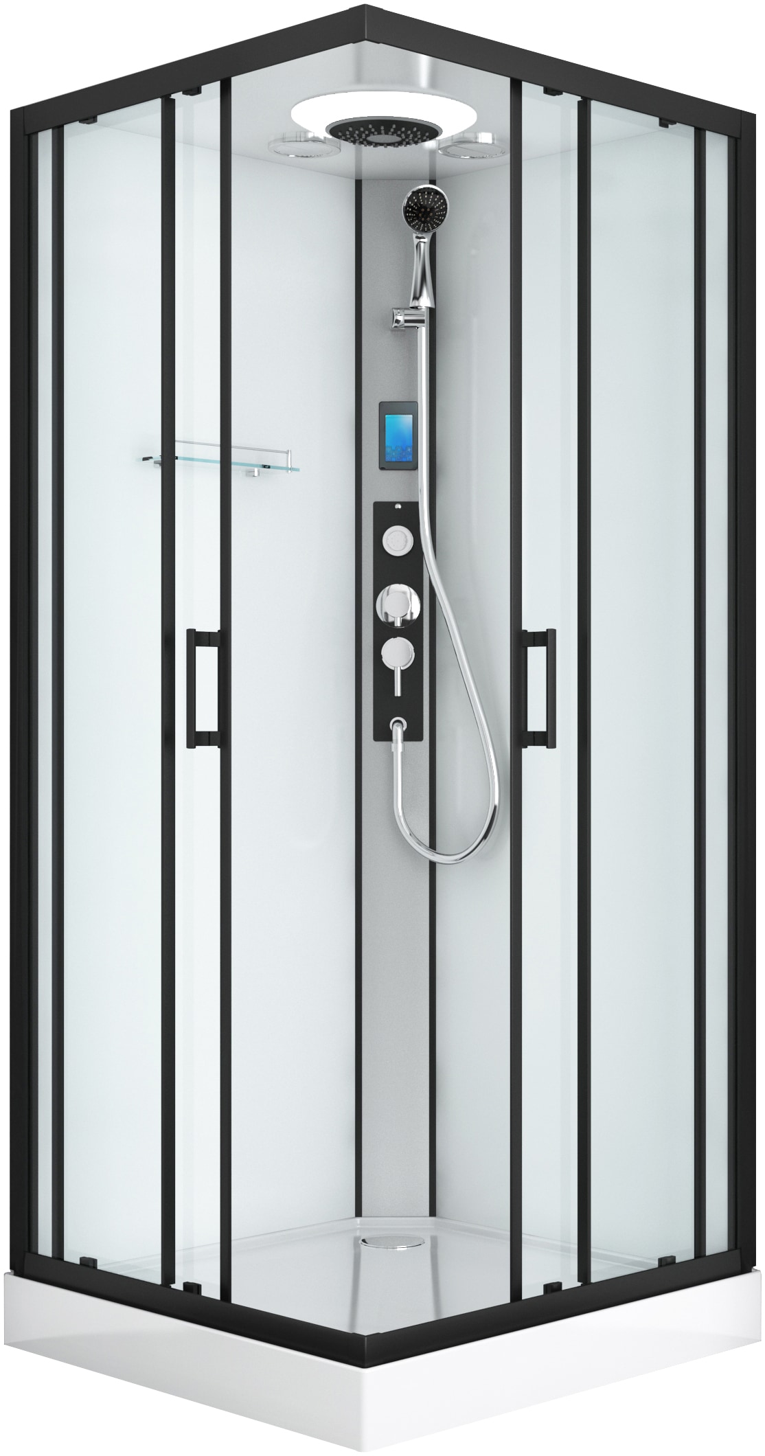 Sanotechnik Komplettdusche »MIAMI«, LxBxH: 90x90x215cm