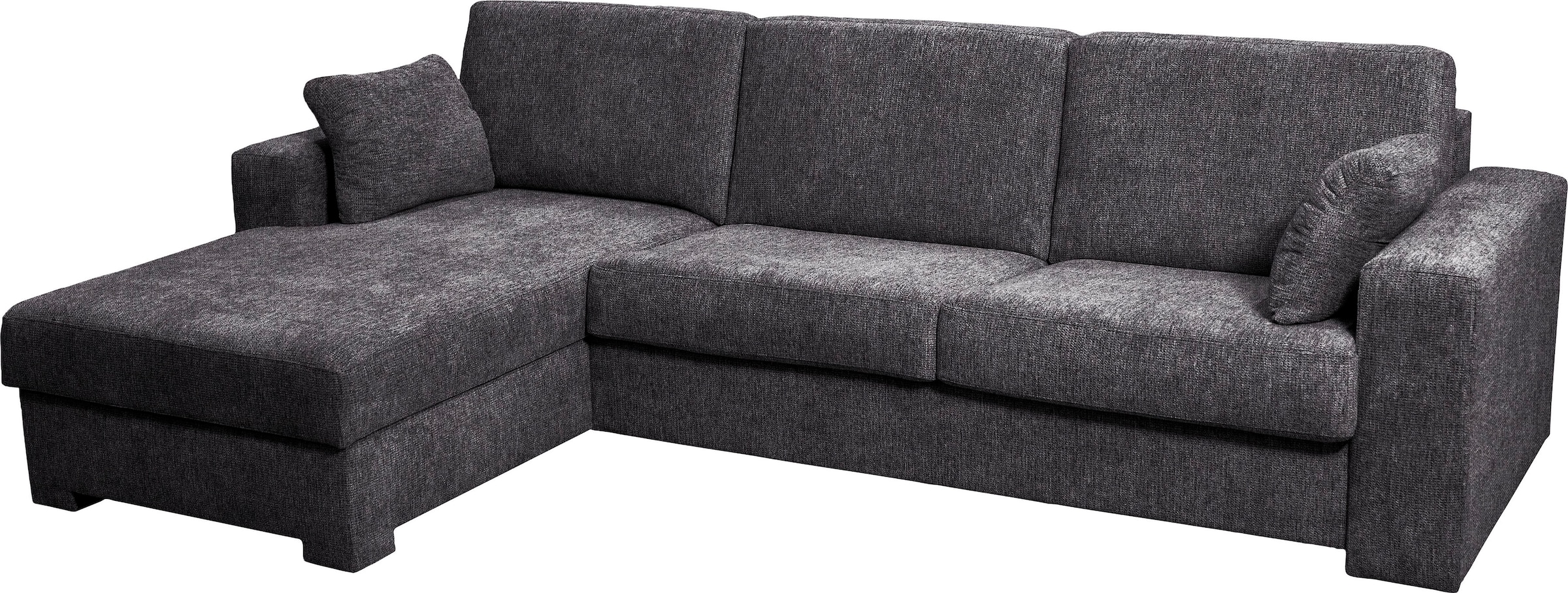 Home affaire Ecksofa »Roma "M" Matratzenhöhe 14 cm, Dauerschlaffunktion, mit Unterfederung,«, Liegemaße ca 143x198 cm, L-Form