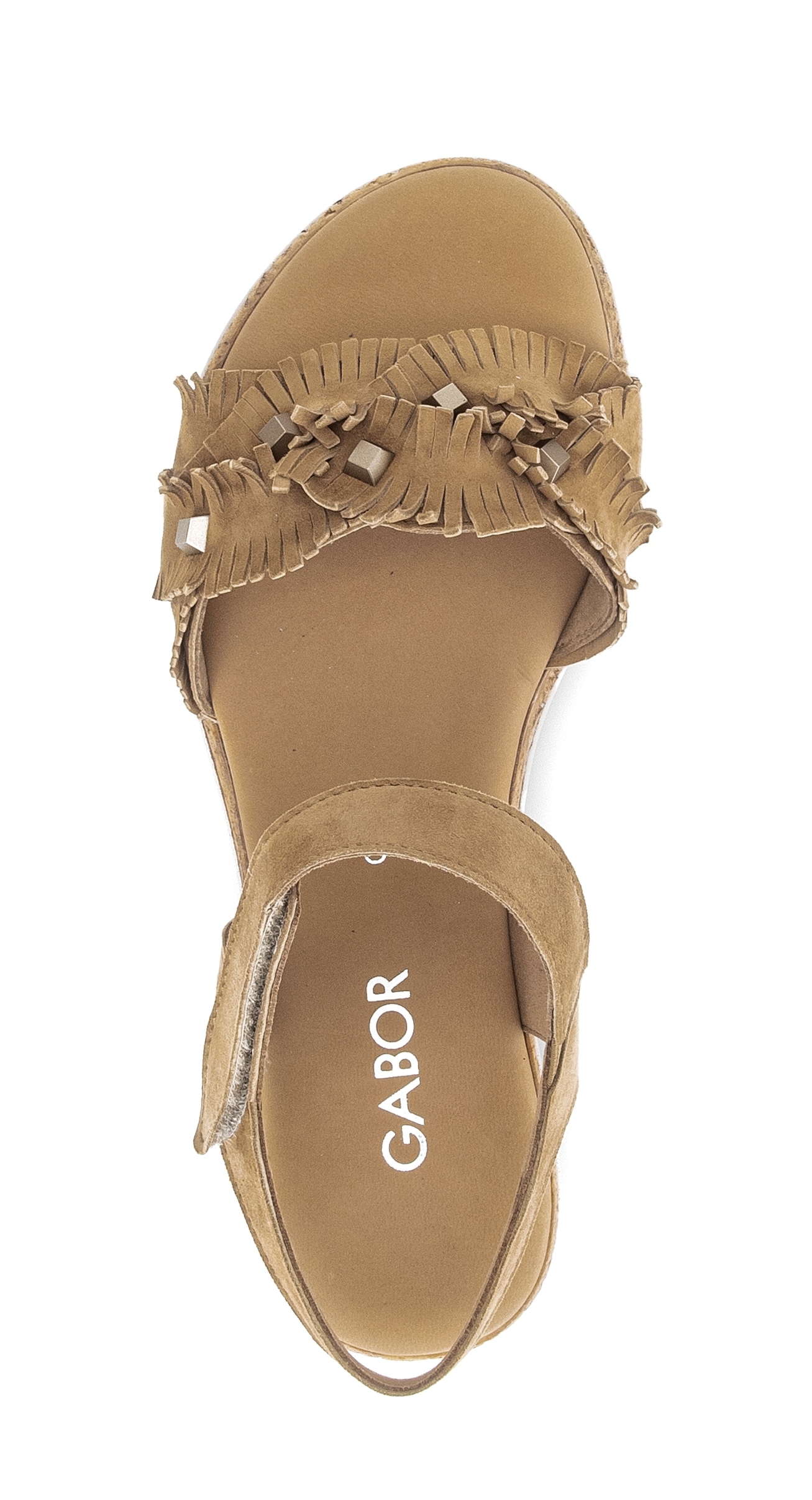 Gabor Keilsandalette »Genua«  Plateau, Sommerschuh mit Klettverschluss, G-Weite